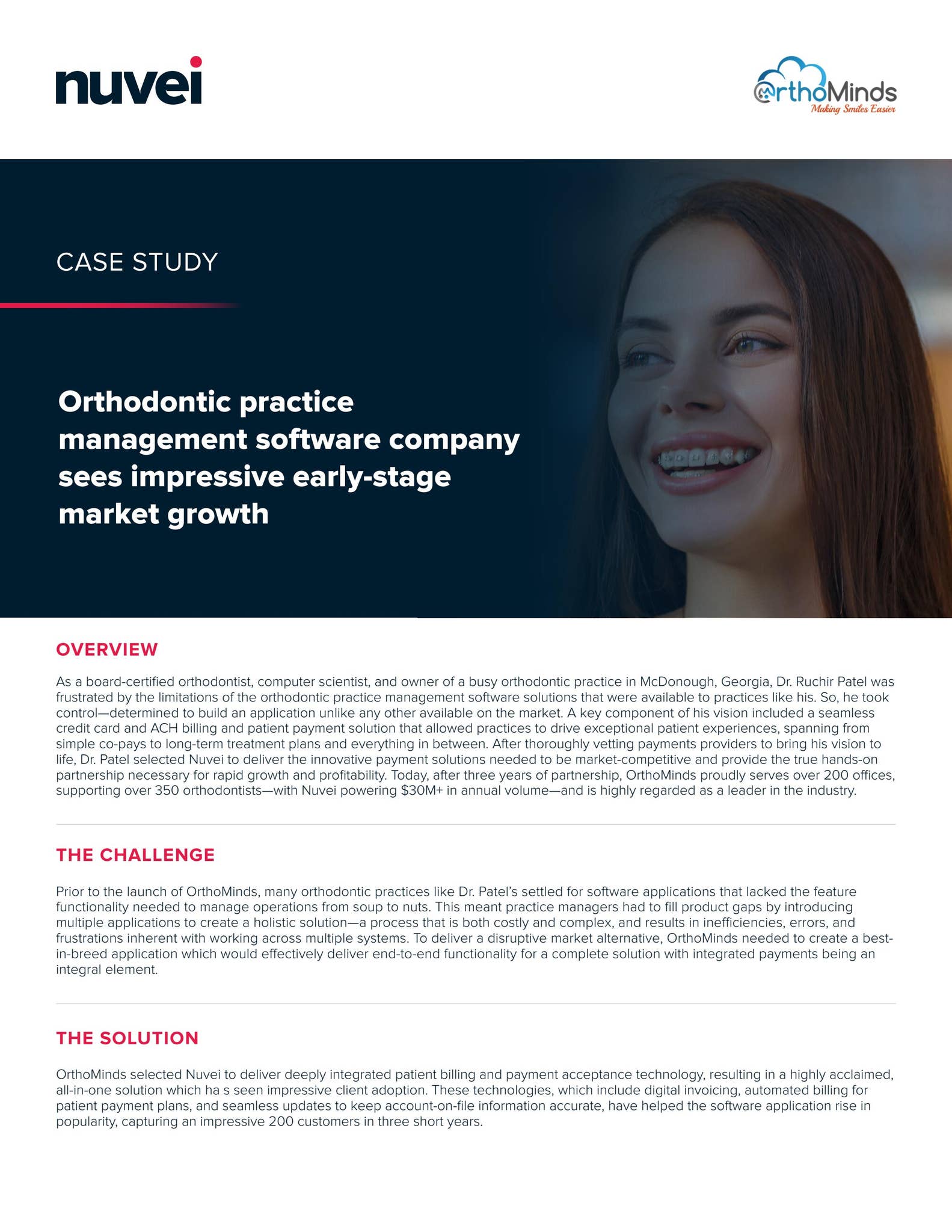 Case study: Orthodontic practice management software company by Nuvei ...