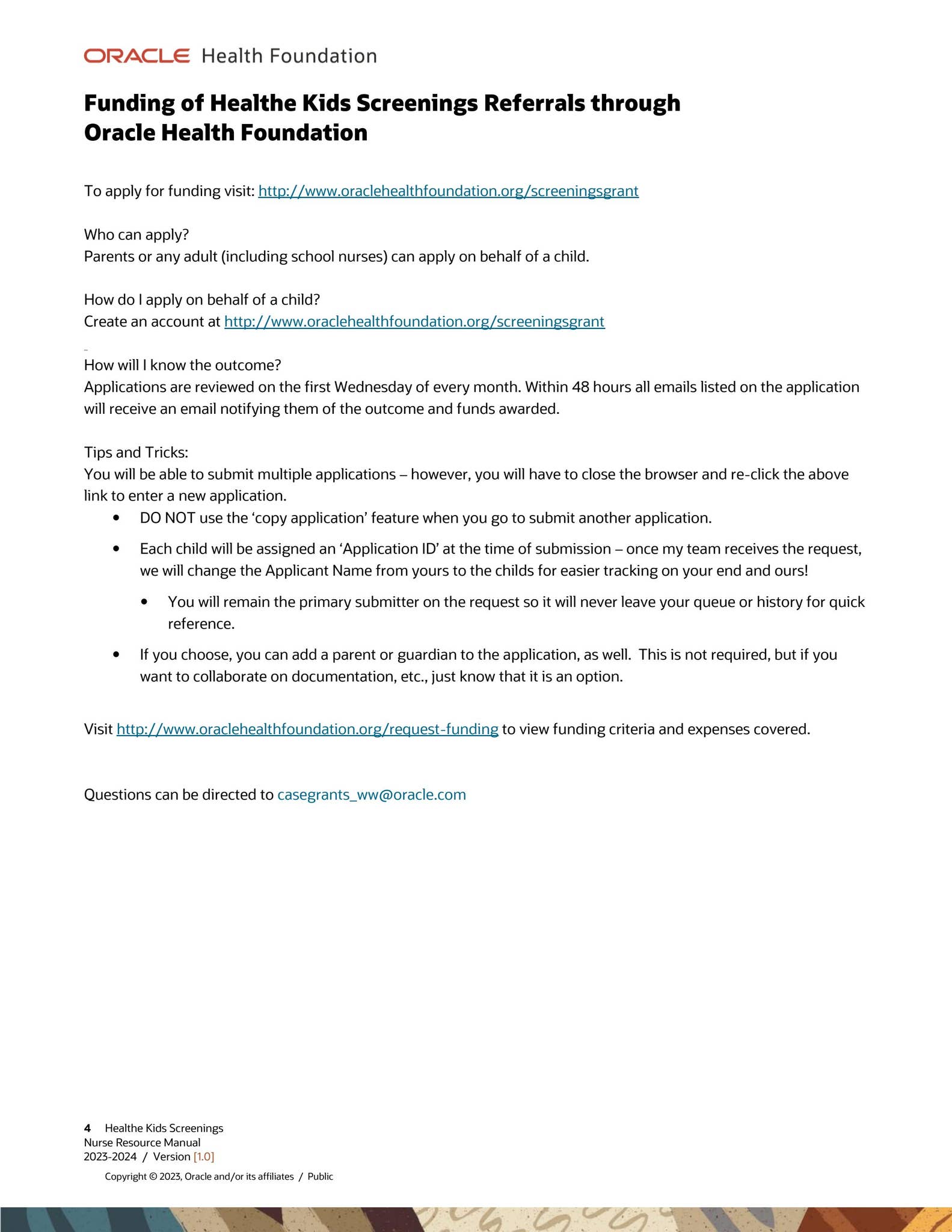 Healthe Kids Screenings Nurse Resource Manual by Cerner Charitable ...