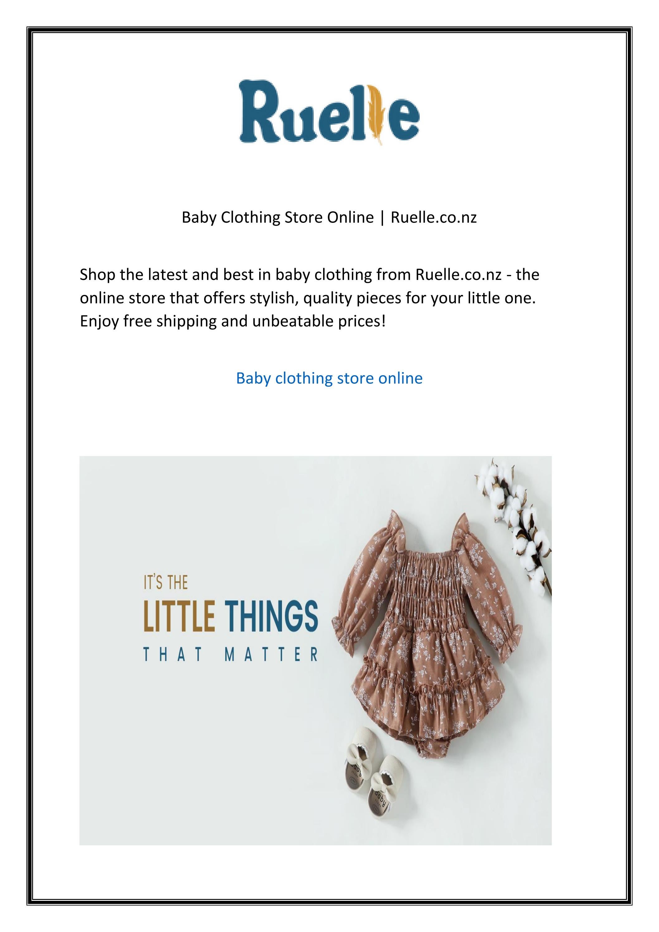 Kid Clothing Stores Nz