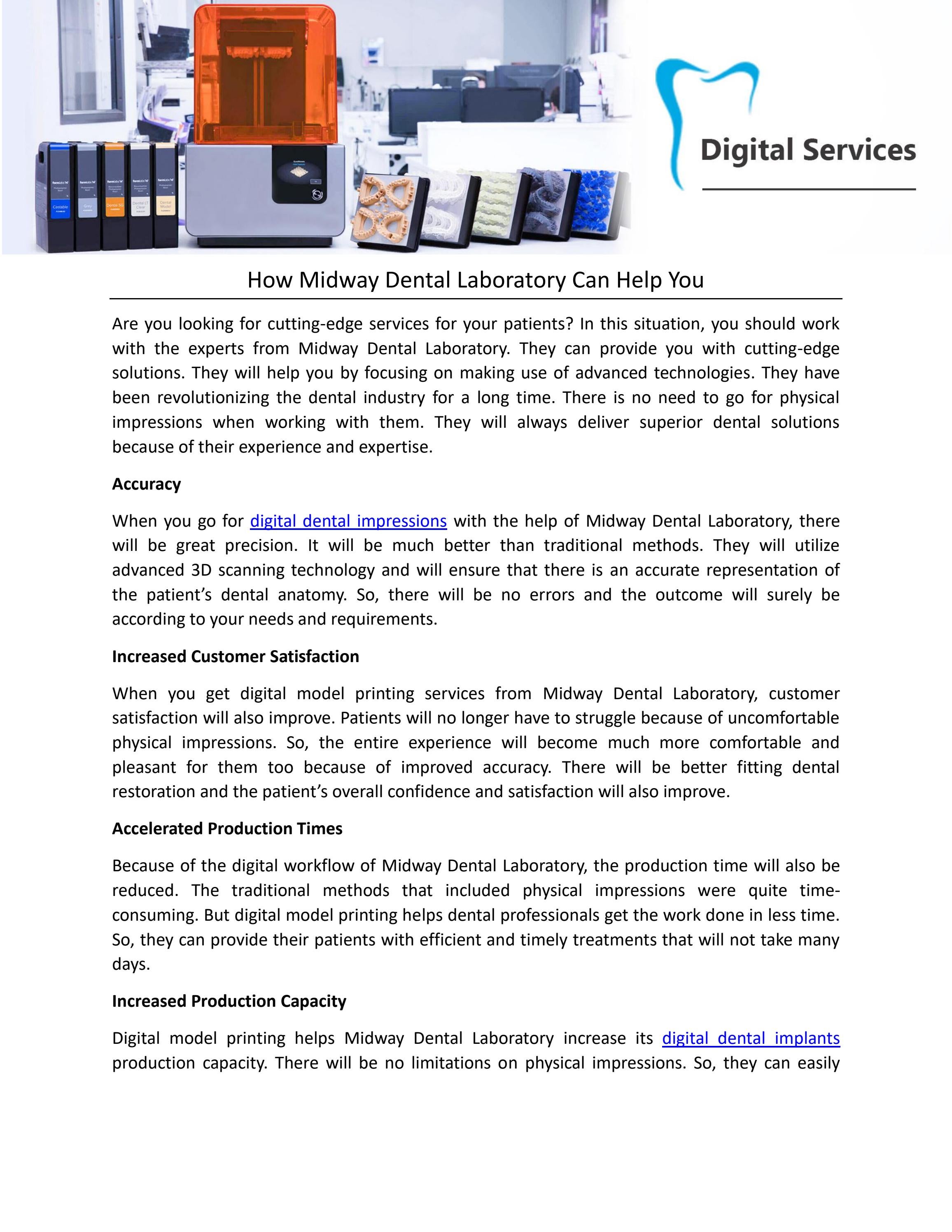 How Midway Dental Laboratory Can Help You by Midway Dental Lab Issuu