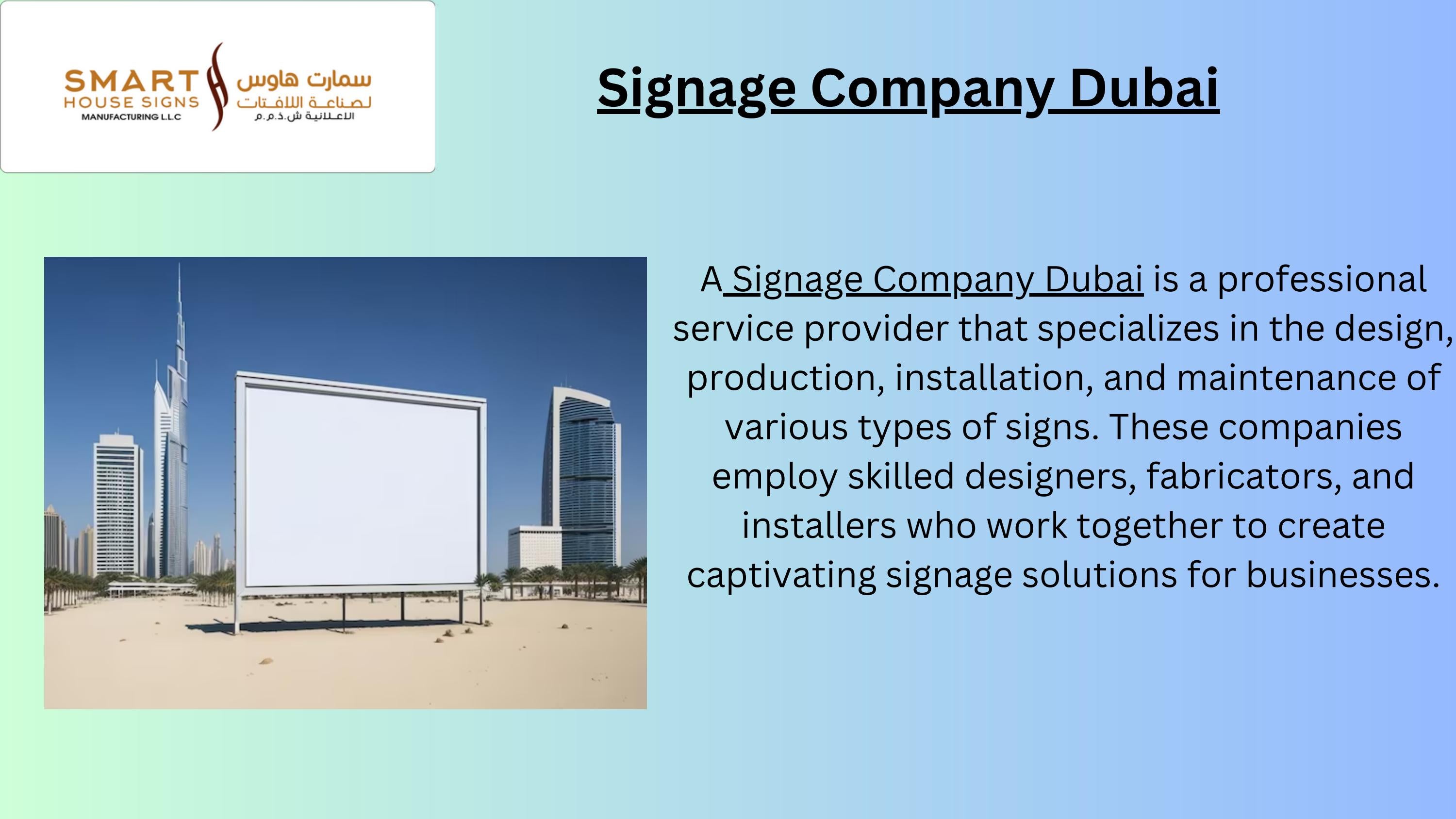 Signage Company Dubai Smarthousesigns by smarthouse signs Issuu