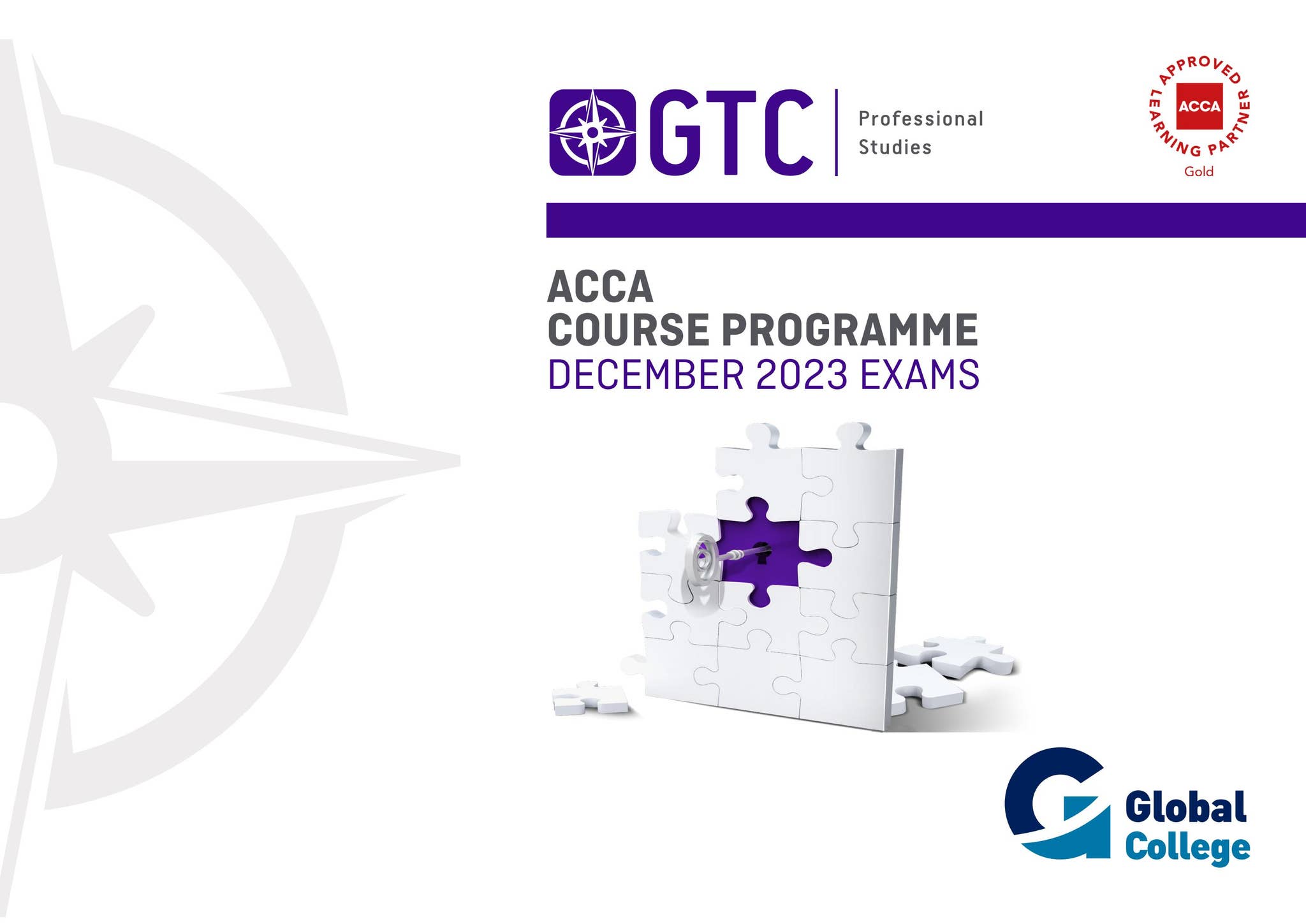 GTC Professional Studies ACCA Course Programme December 2023 Exams by ...