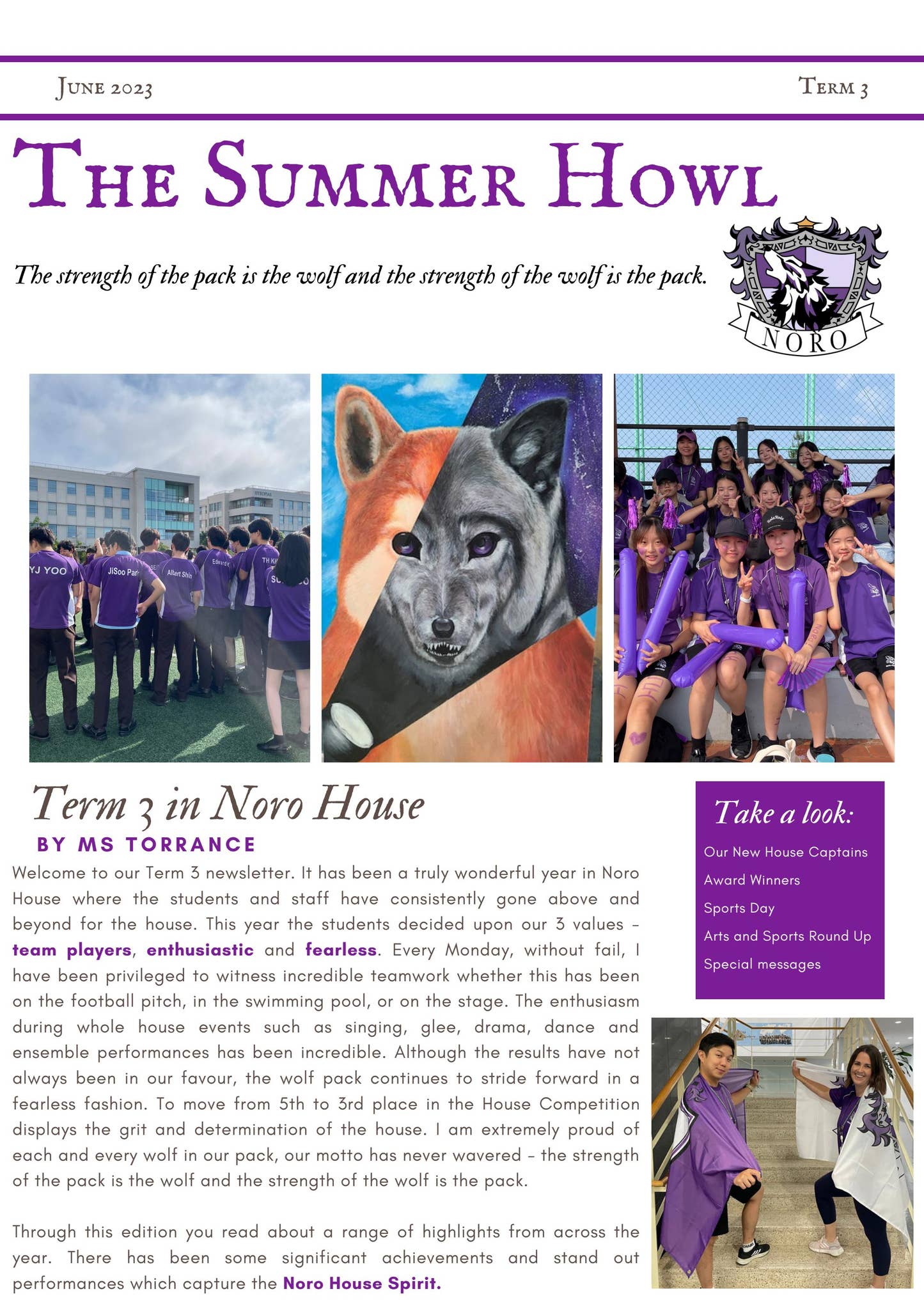Noro Newsletter - June 2023 by North London Collegiate School Jeju - Issuu