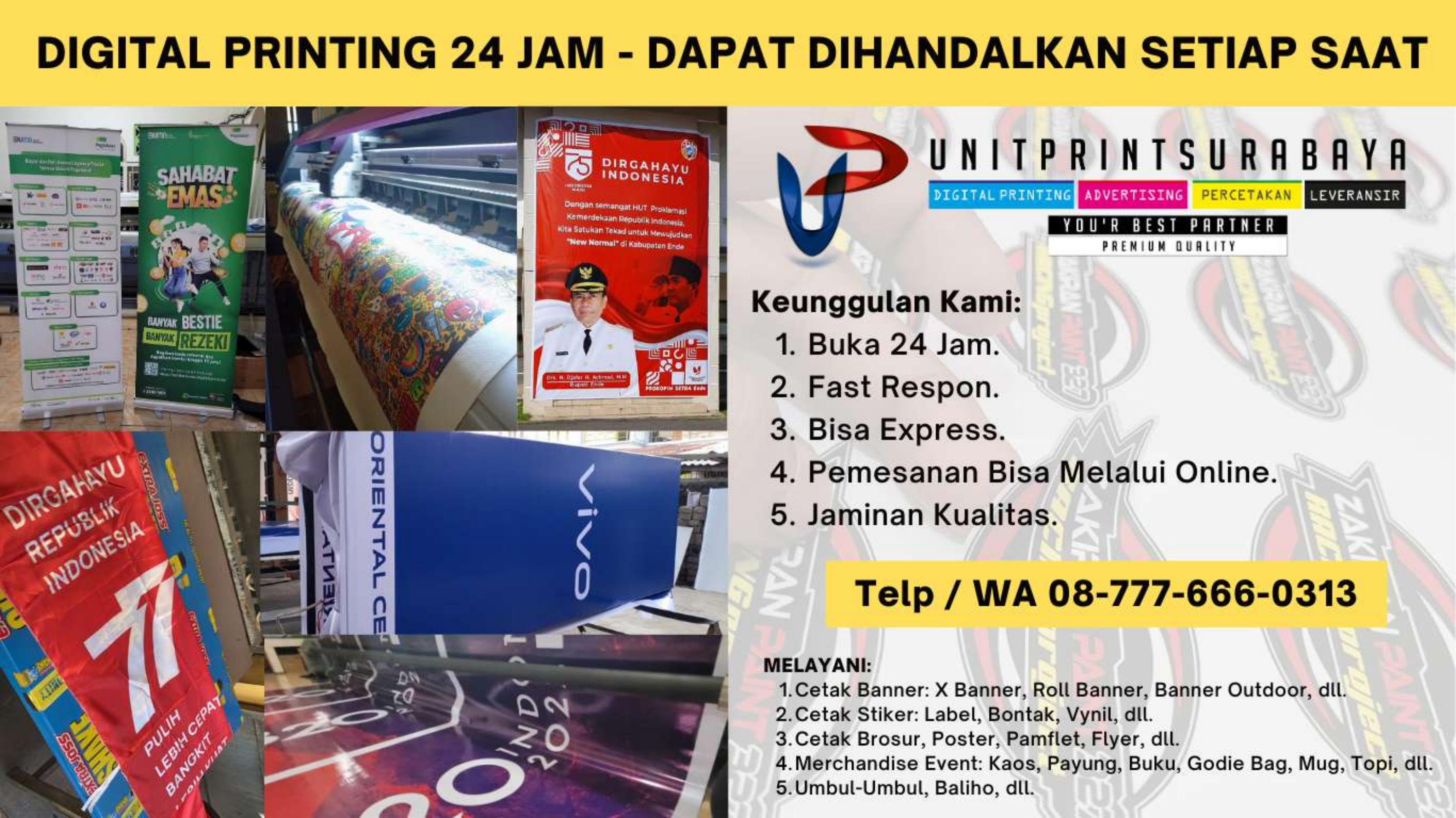 BUKA 24 JAM, WA 087776660313 Cetak Stiker Kaca 24 Jam Kebumen by