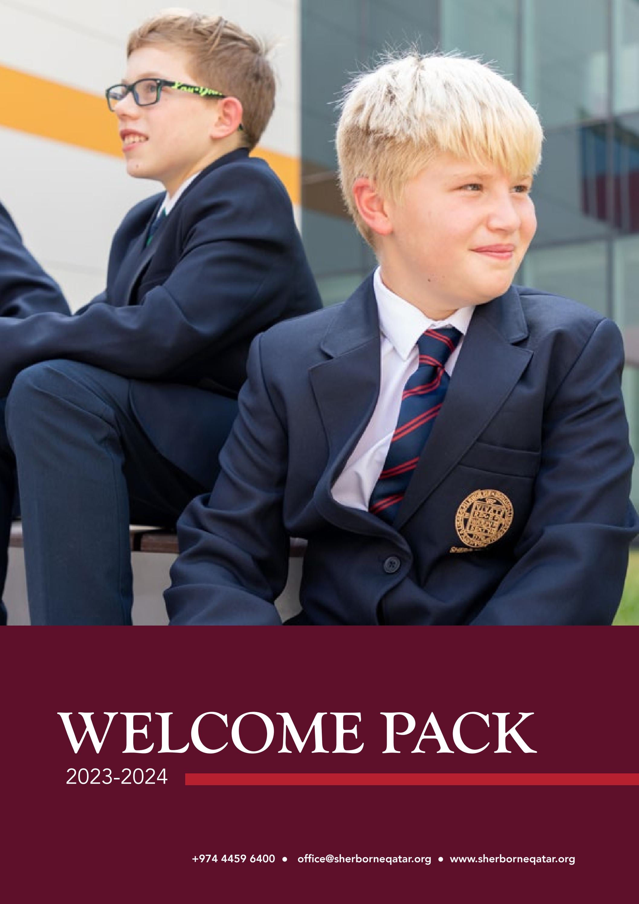 Pack Sherborne Senior School 20232024 by Sherborne Qatar