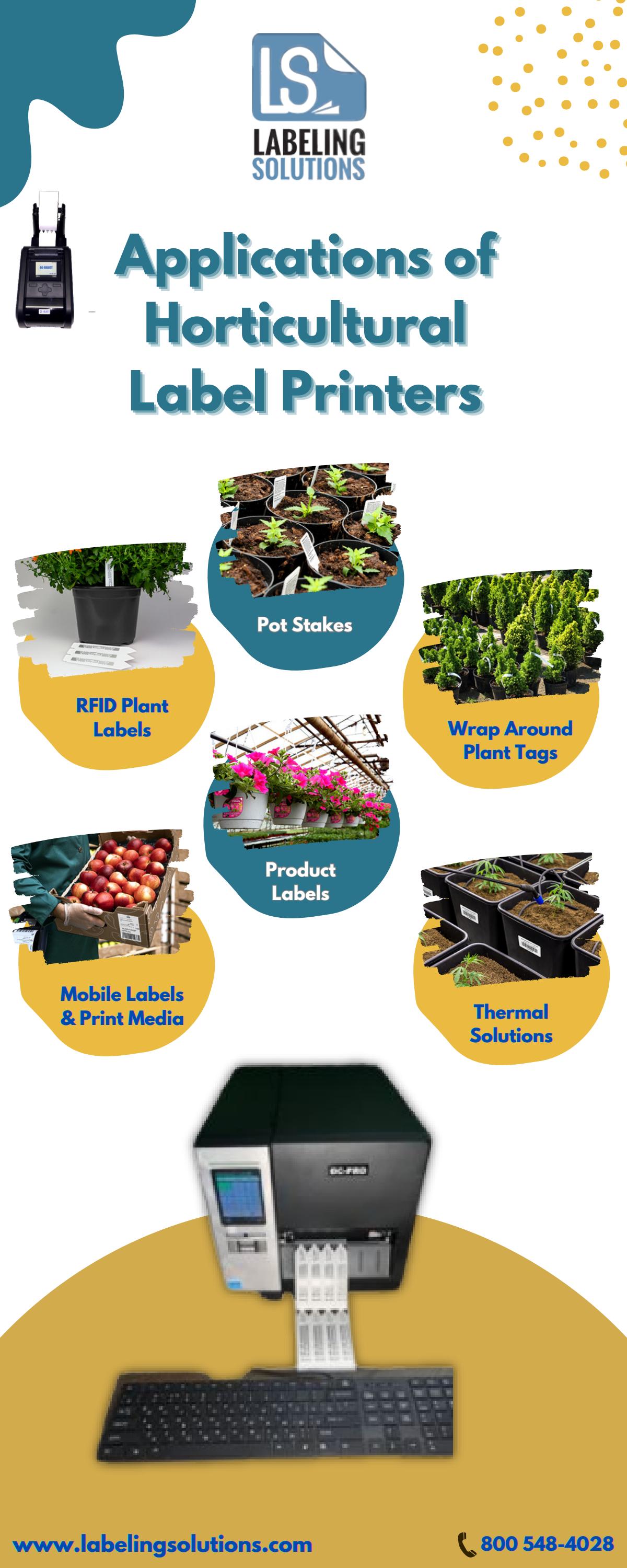 Get Horticultural Label Printing Related Solutions from Labeling Solutions by labeling solutions