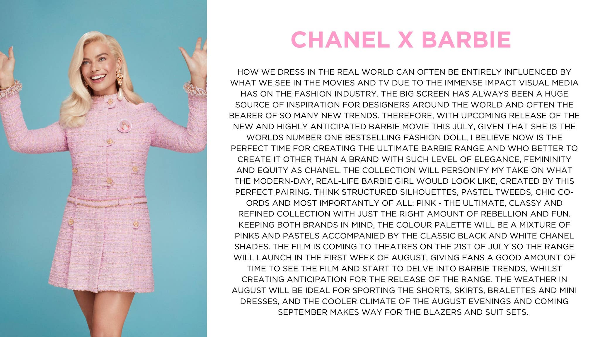 barbie pink chanel dress All 13 of Margot Robbie's Barbie-inspired outfits, ranked  from worst to  best: she turned heads on the 'pink carpet' in Chanel jewellery and dresses  by Versace, Valentino, Balmain, Moschino and more |