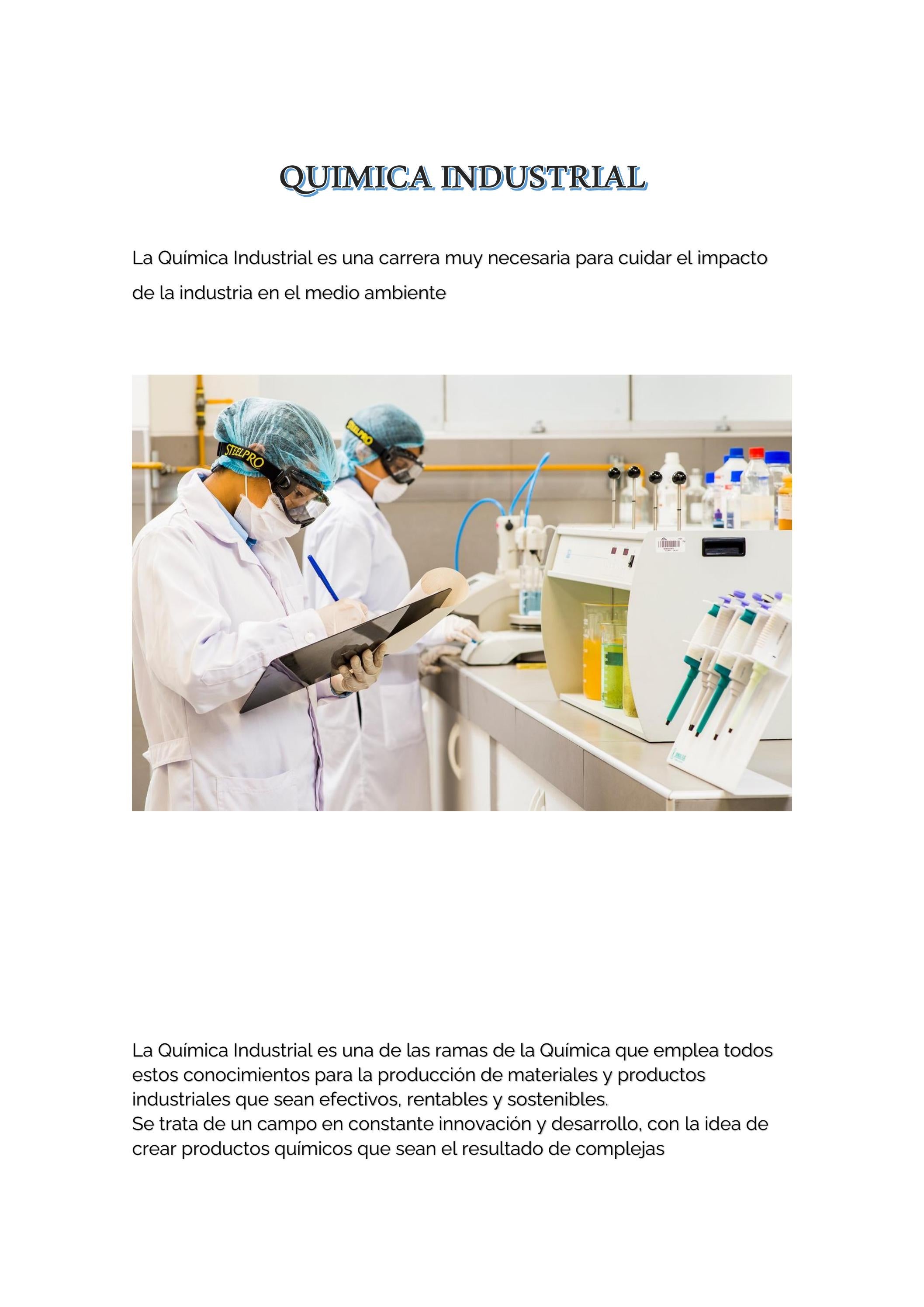 Química industrial by Emilia Jauregui Issuu