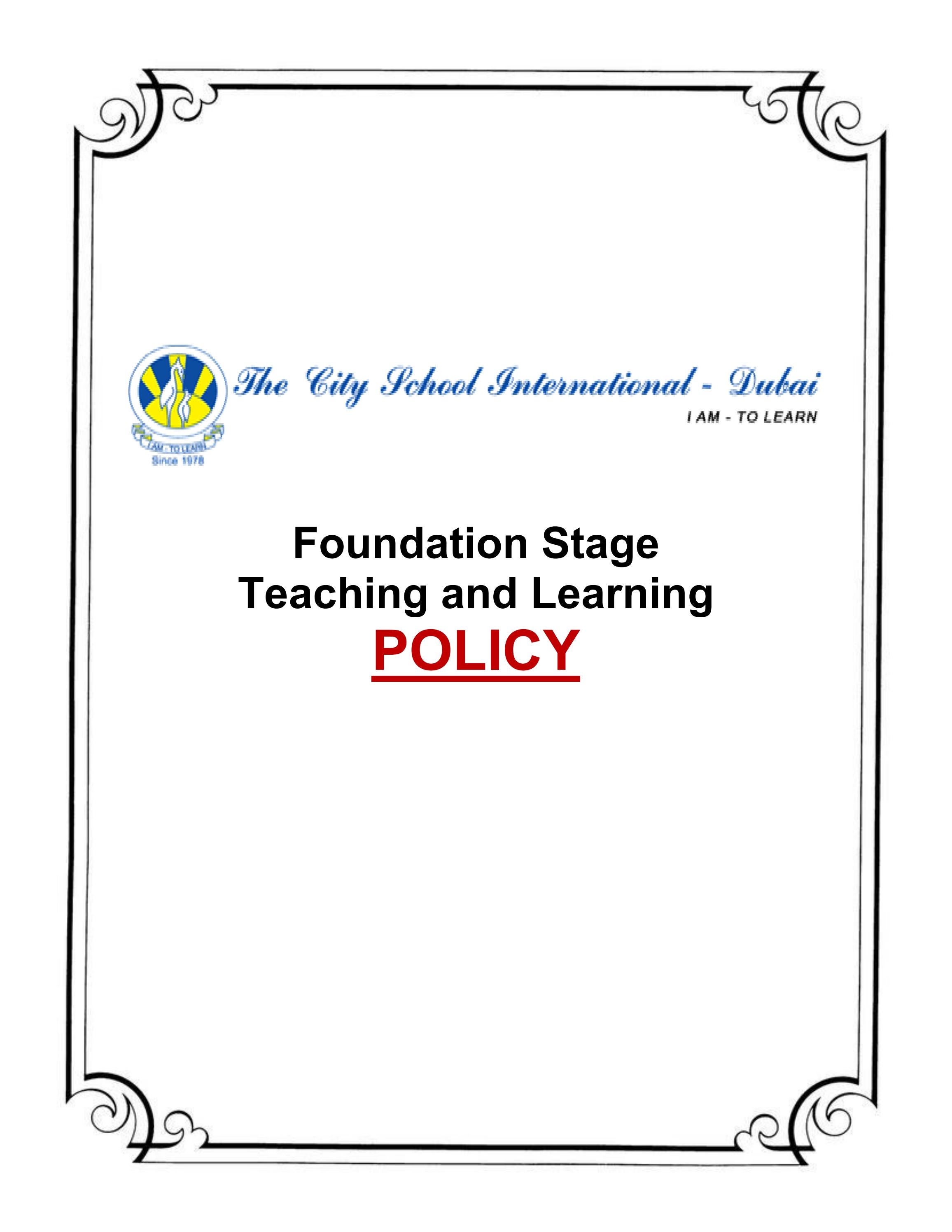 EYFS Teaching and Learning Policy by Muzammal Shahzad Issuu
