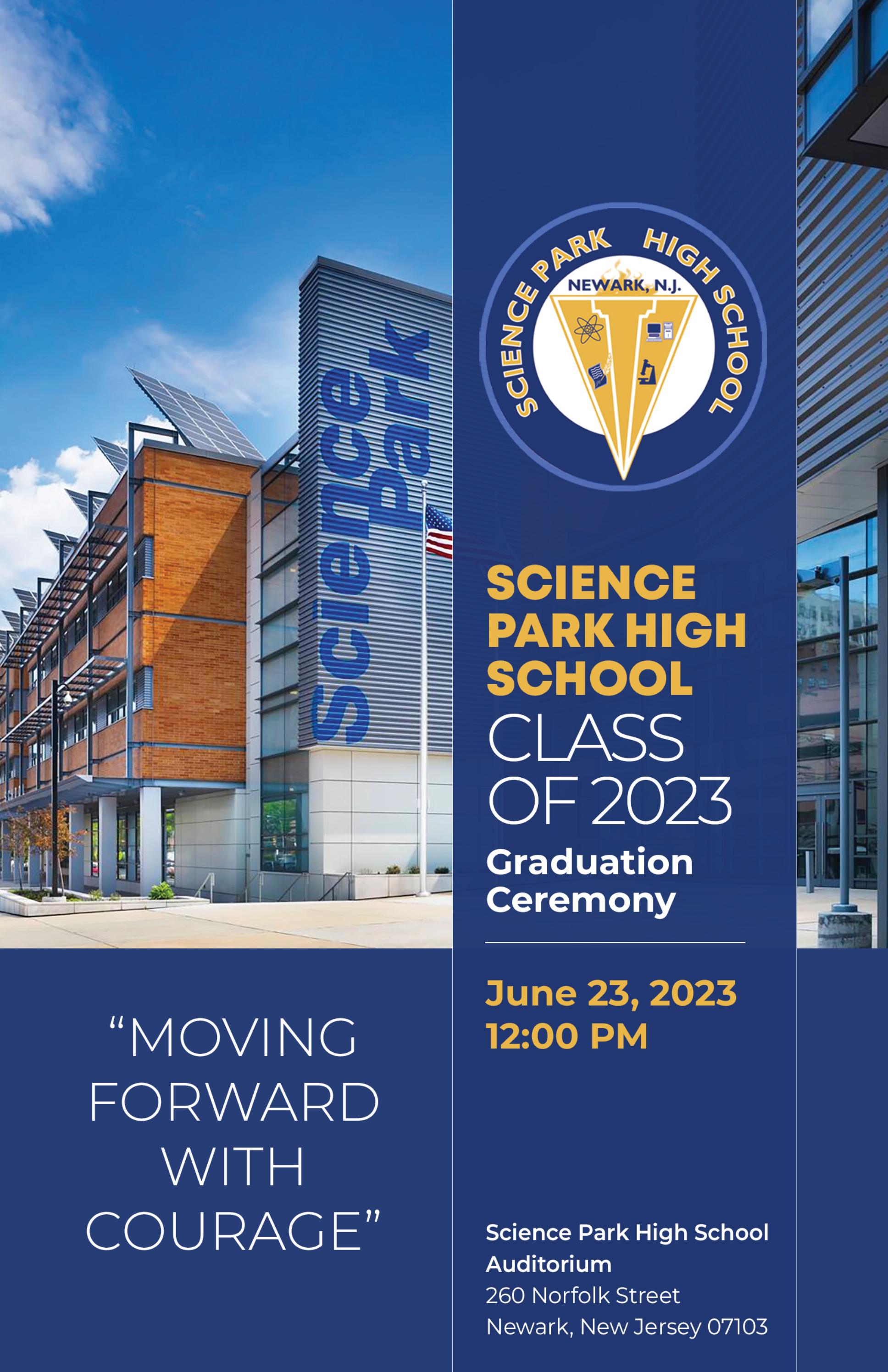 2023 Science Park High School Graduation Ceremony Program by Issuu