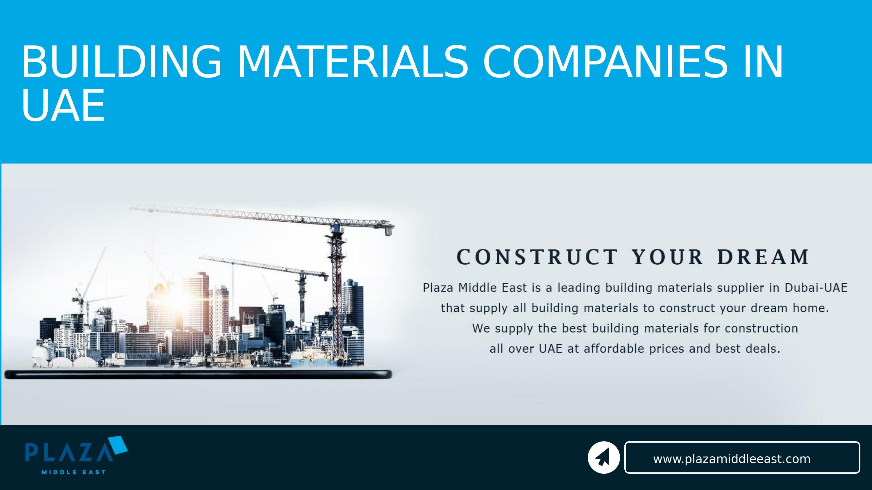 building materials companies in uae by plazamiddleeast Issuu