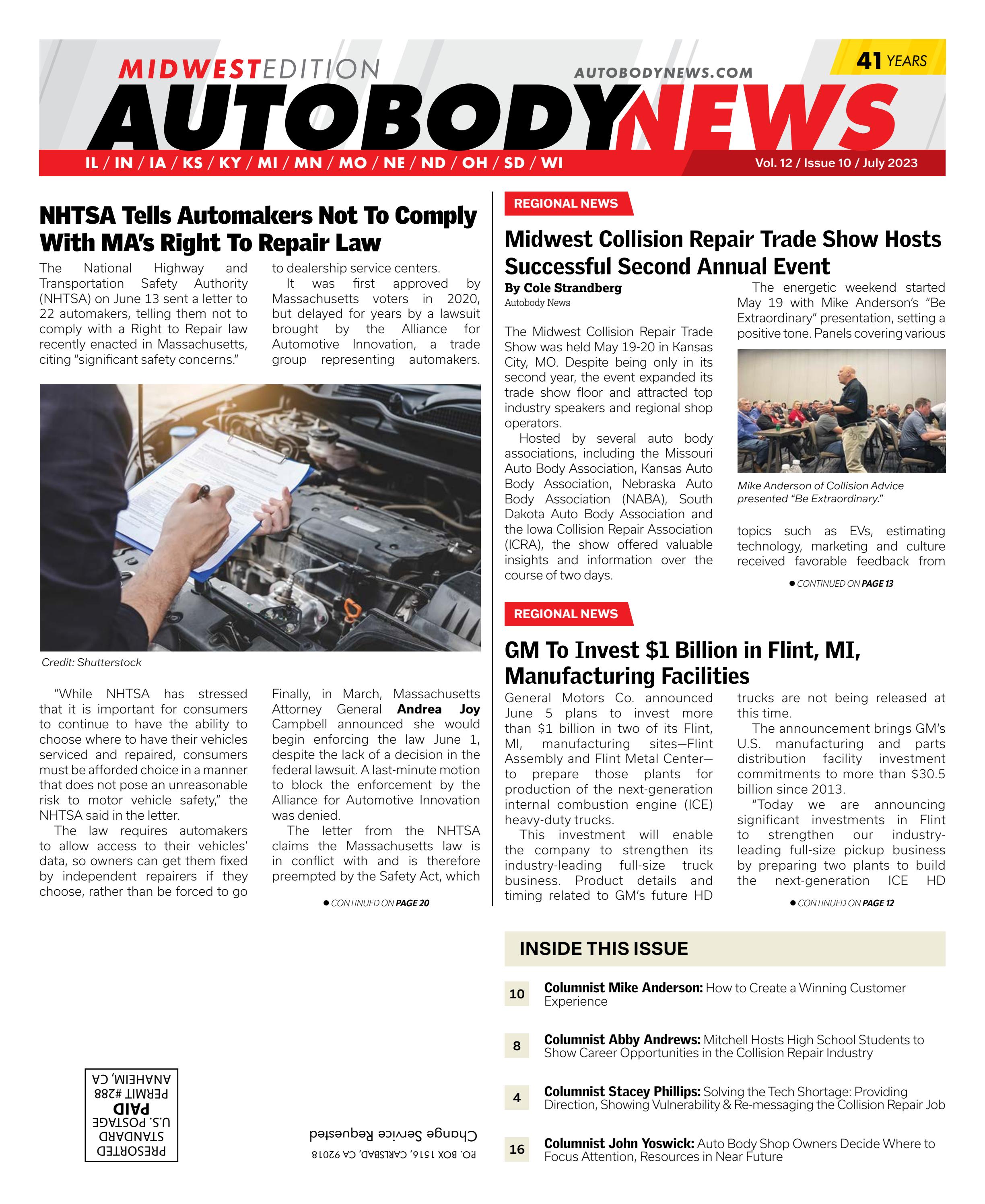 July 2023 Midwest Edition by Autobody News - Issuu