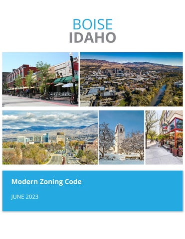 City of Boise Approved Zoning Code by City of Boise - Issuu