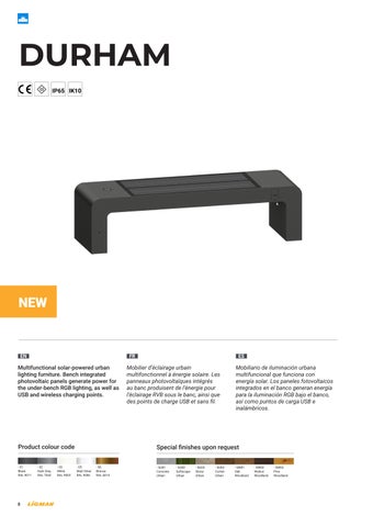 灯饰手册 太阳能 Integrated Luminaires ( 法文 版本 ) 第 10 页