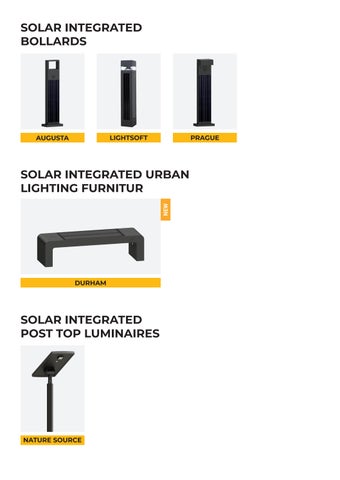 灯饰手册 太阳能 Integrated Luminaires ( 法文 版本 ) 第 2 页