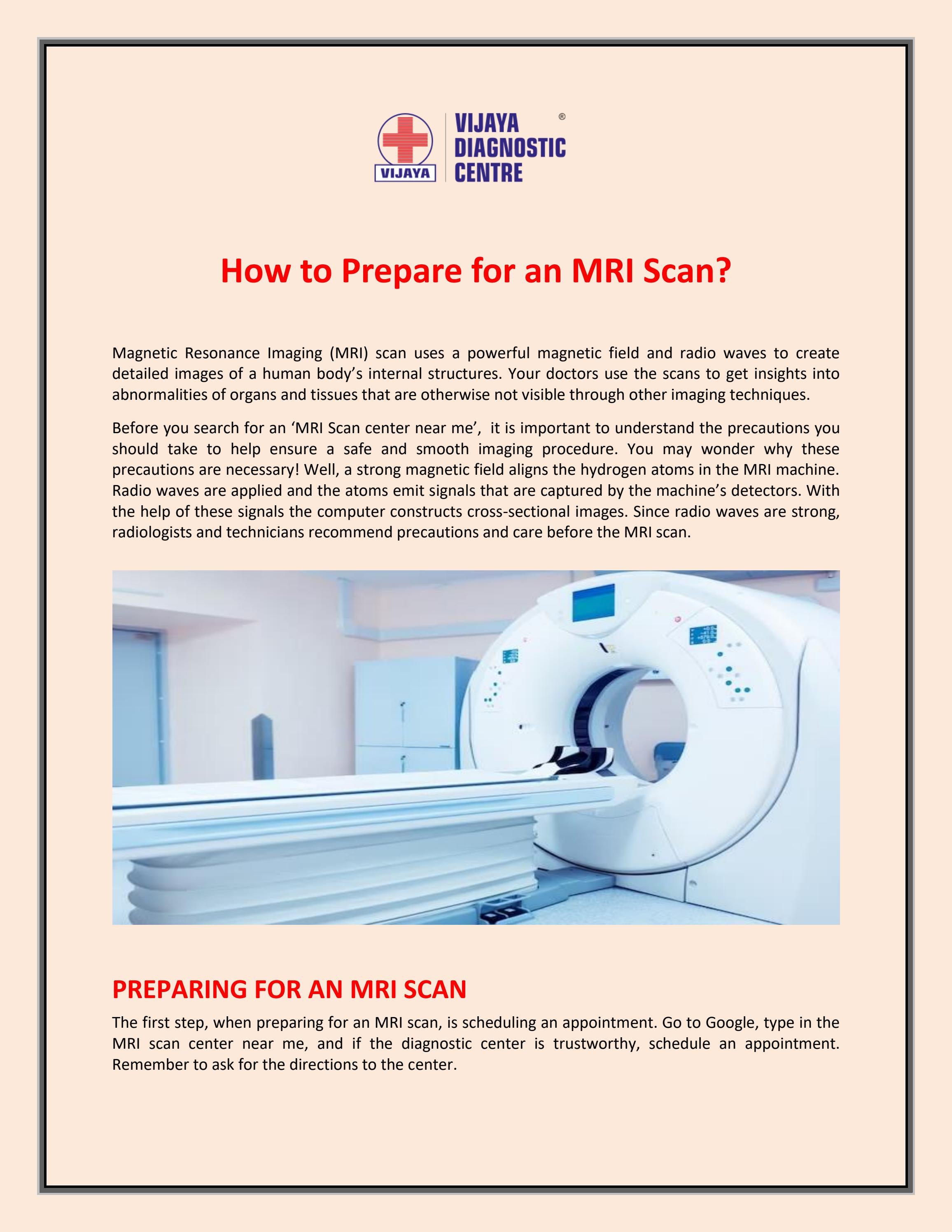 How to prepare for an mri scan by sathvika vangala issuu