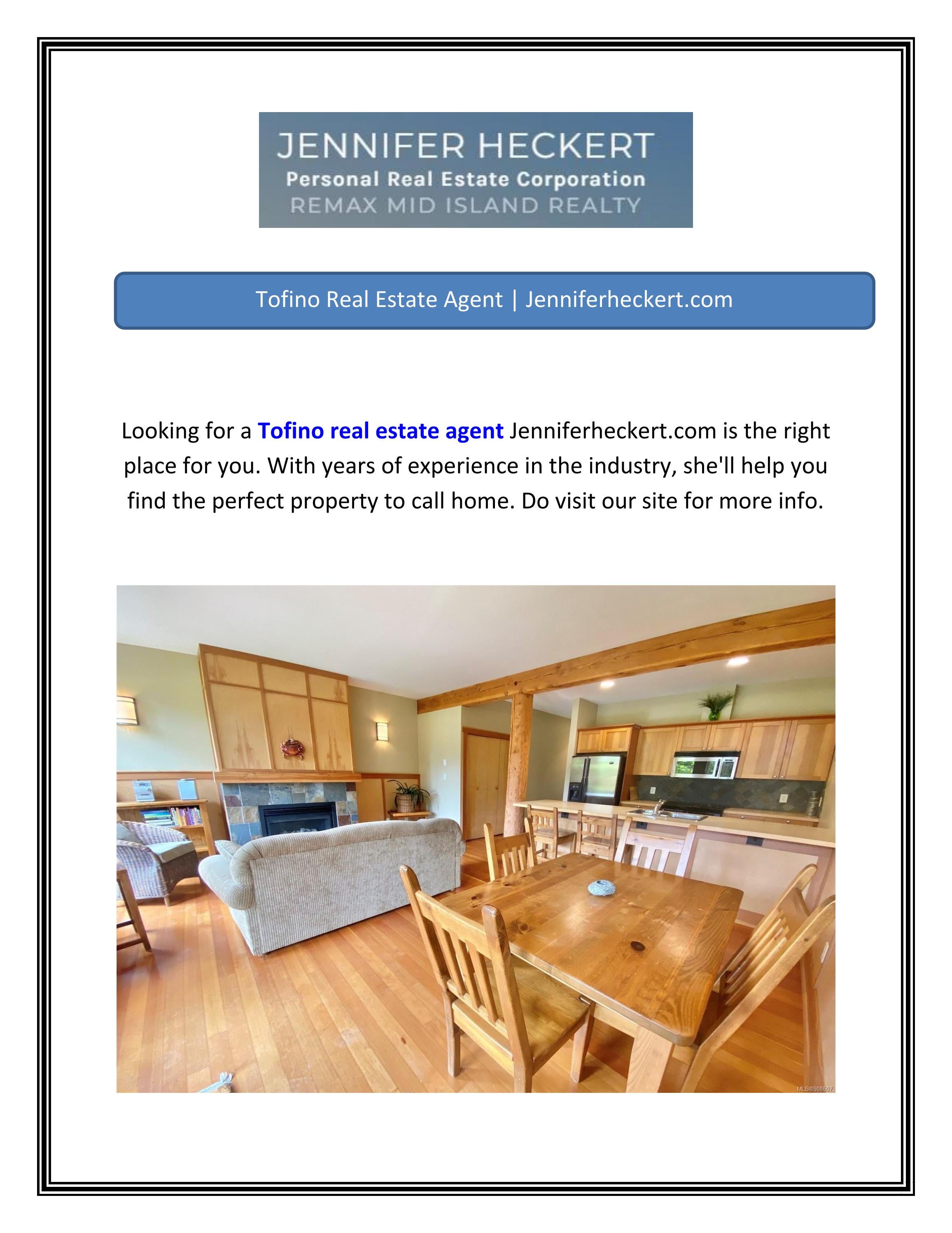 Tofino Real Estate Agent by Jennifer heckert Issuu
