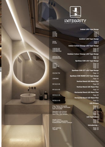 integritylightingsolutions 灯饰目录 · Integrity 灯饰 Solutions Product 指南 v2 第 3 页