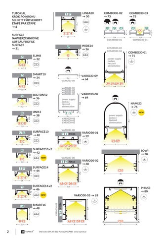 2023 Topmet LED Profiles 灯饰目录 第 4 页