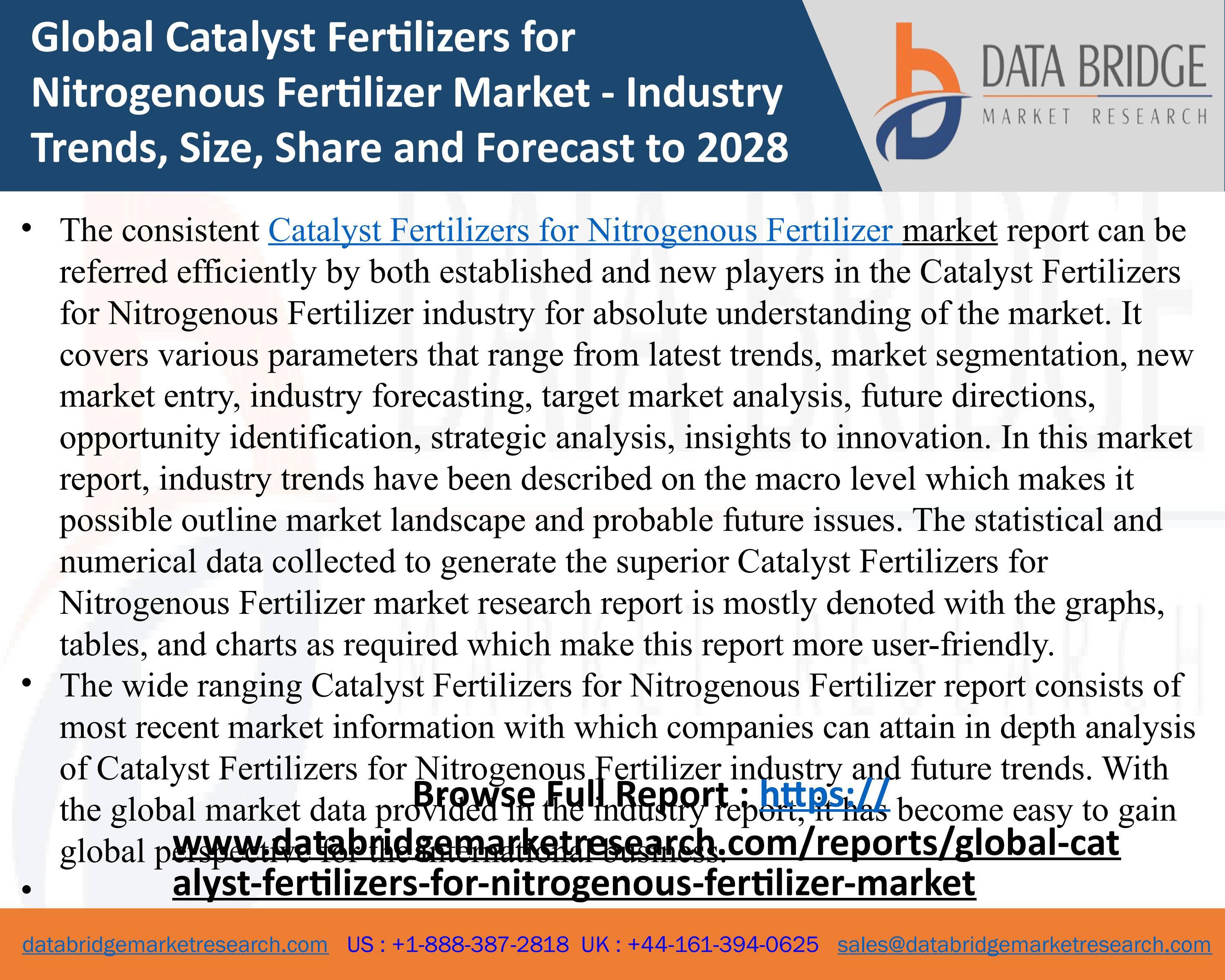 Catalyst Fertilizers for Nitrogenous Fertilizer Market by mathaushawn1