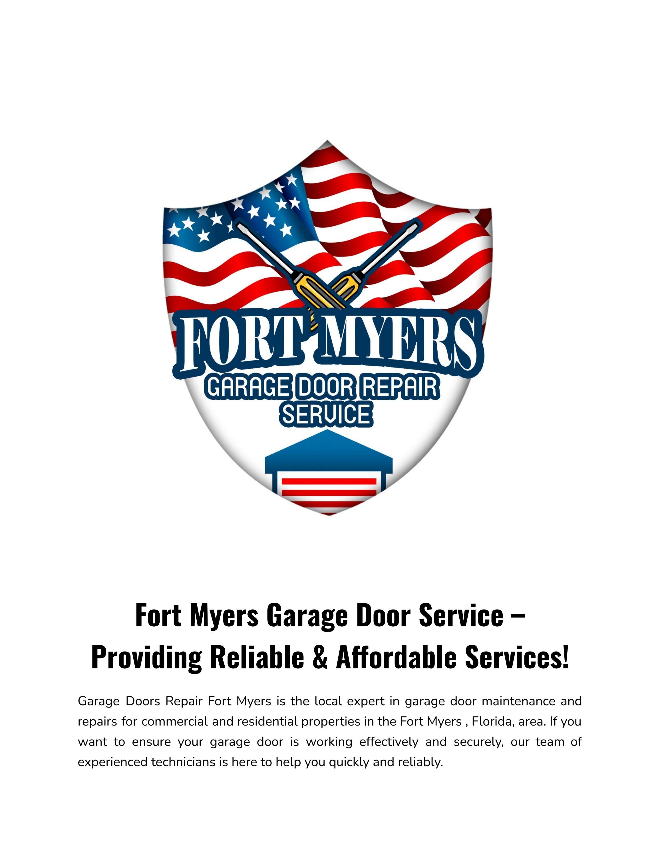 Garage Door Repair Fort Myers by yahoge1832 Issuu
