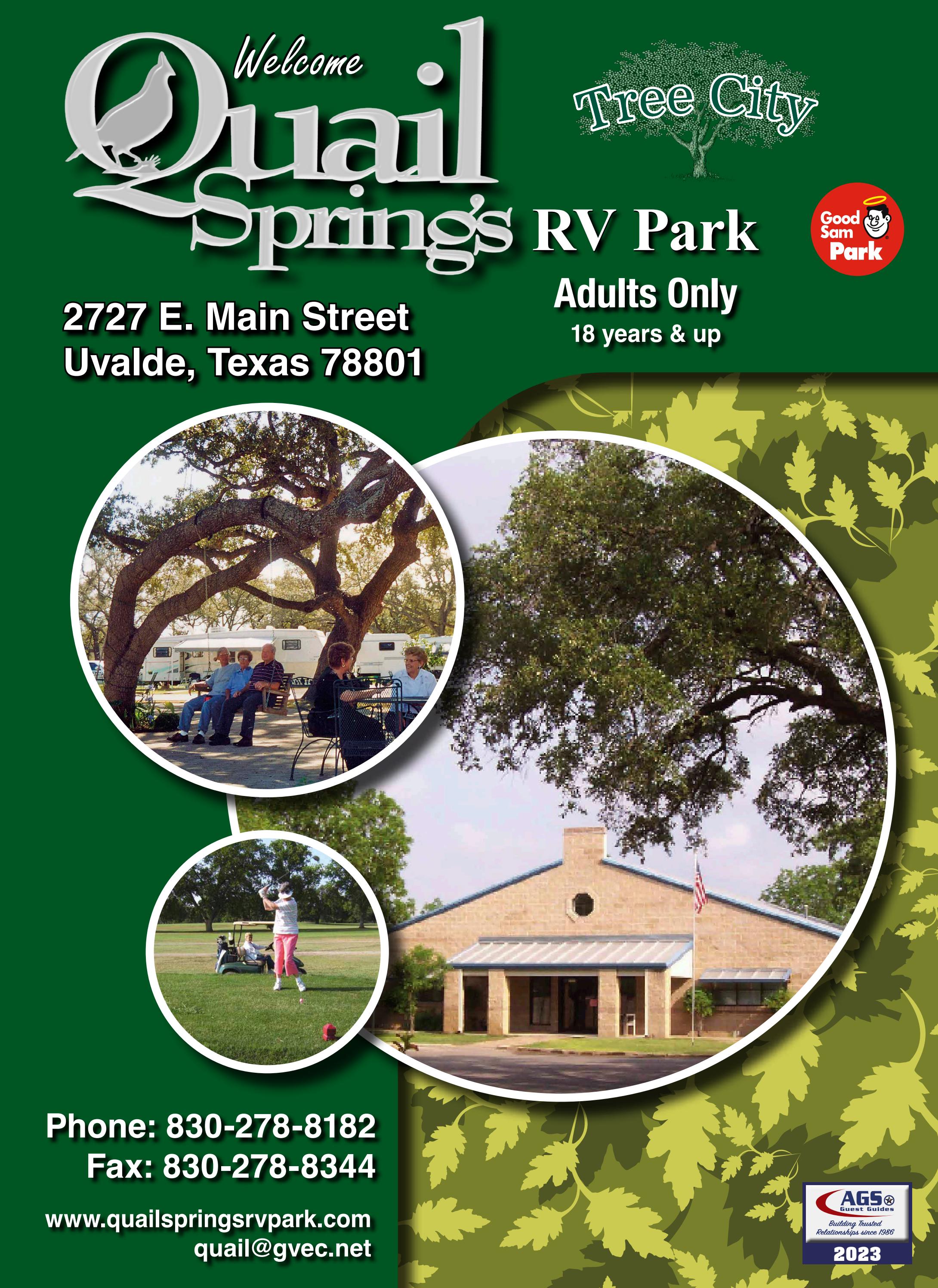 Quail Springs RV Park by AGS/Texas Advertising Issuu