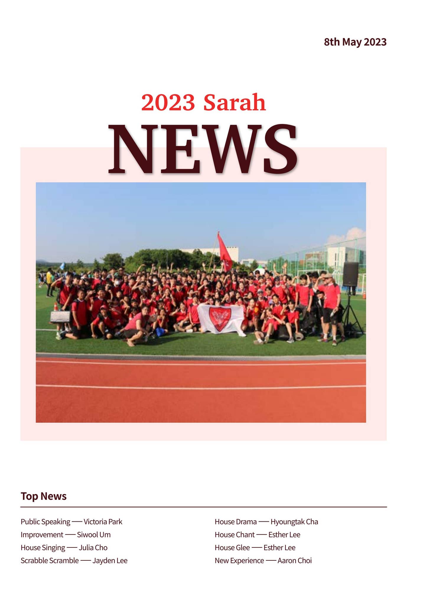 Sarah Newsletter - June 2023 by North London Collegiate School Jeju - Issuu