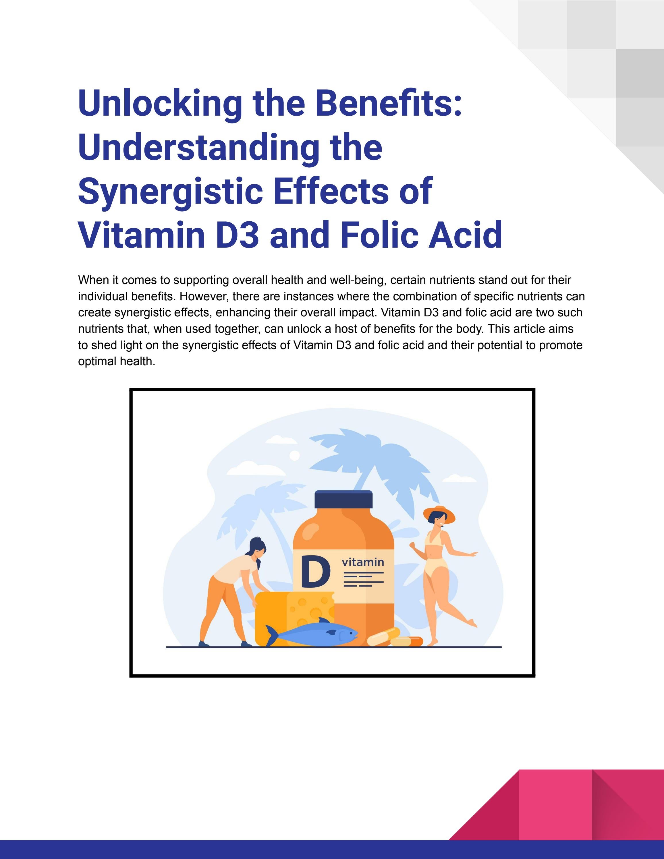 Unlocking the Benefits Understanding the Synergistic Effects of