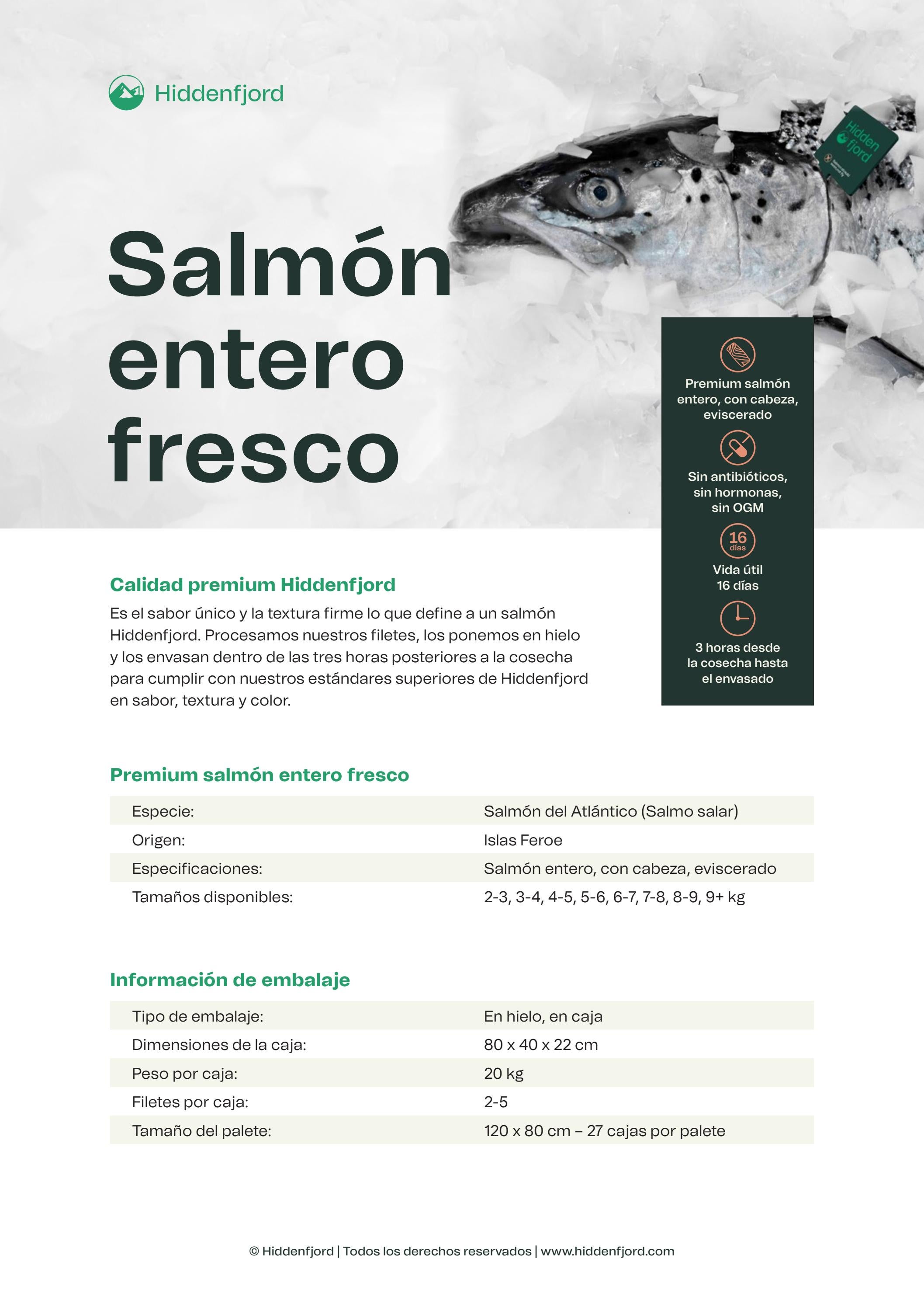 Fresh whole salmon (Spanish) by Hiddenfjord Issuu