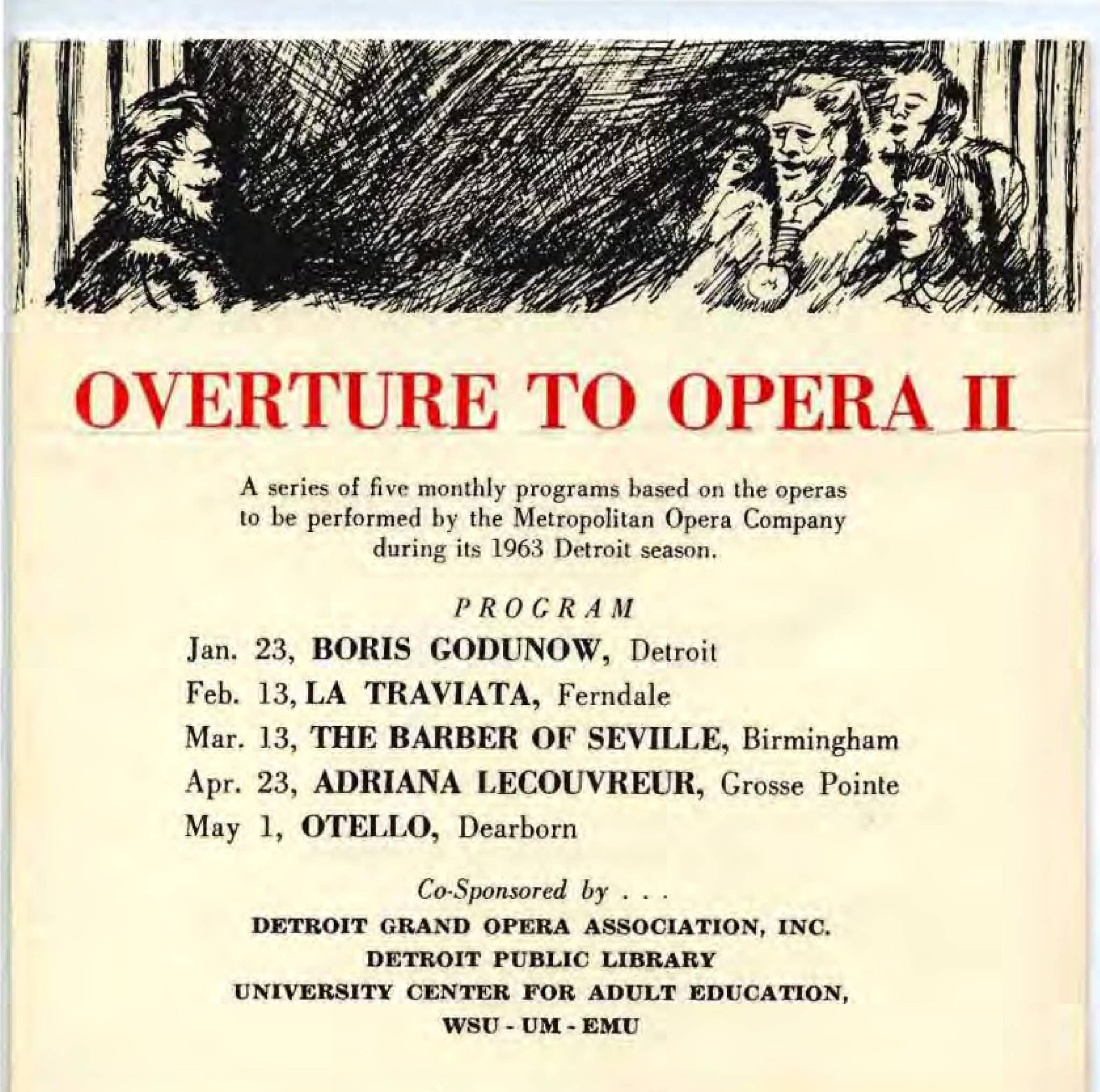 PROGRAM: Bravo 1963 Opera by Detroit Opera - Issuu
