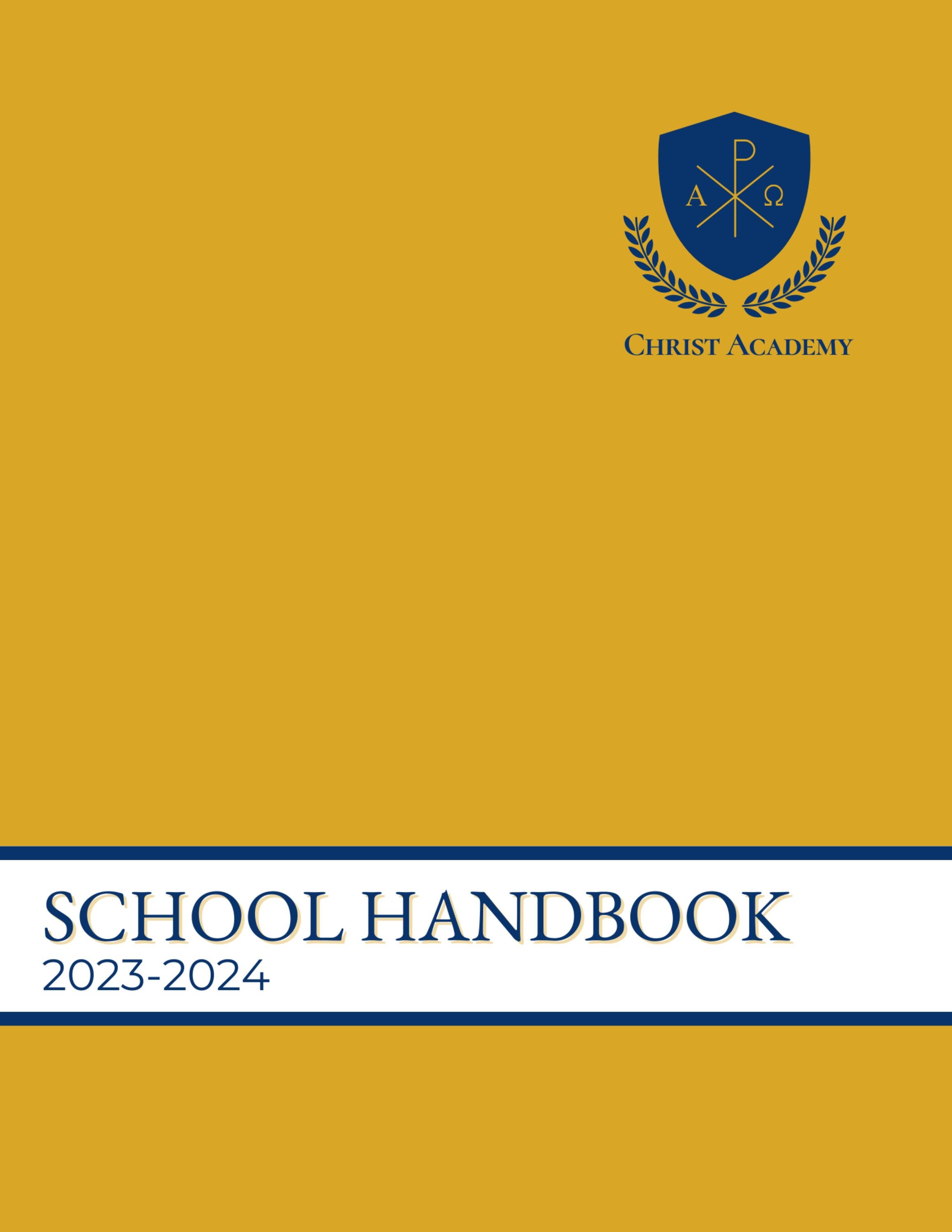 Christ Academy Handbook 20232024 by concordiseducationpartners Issuu