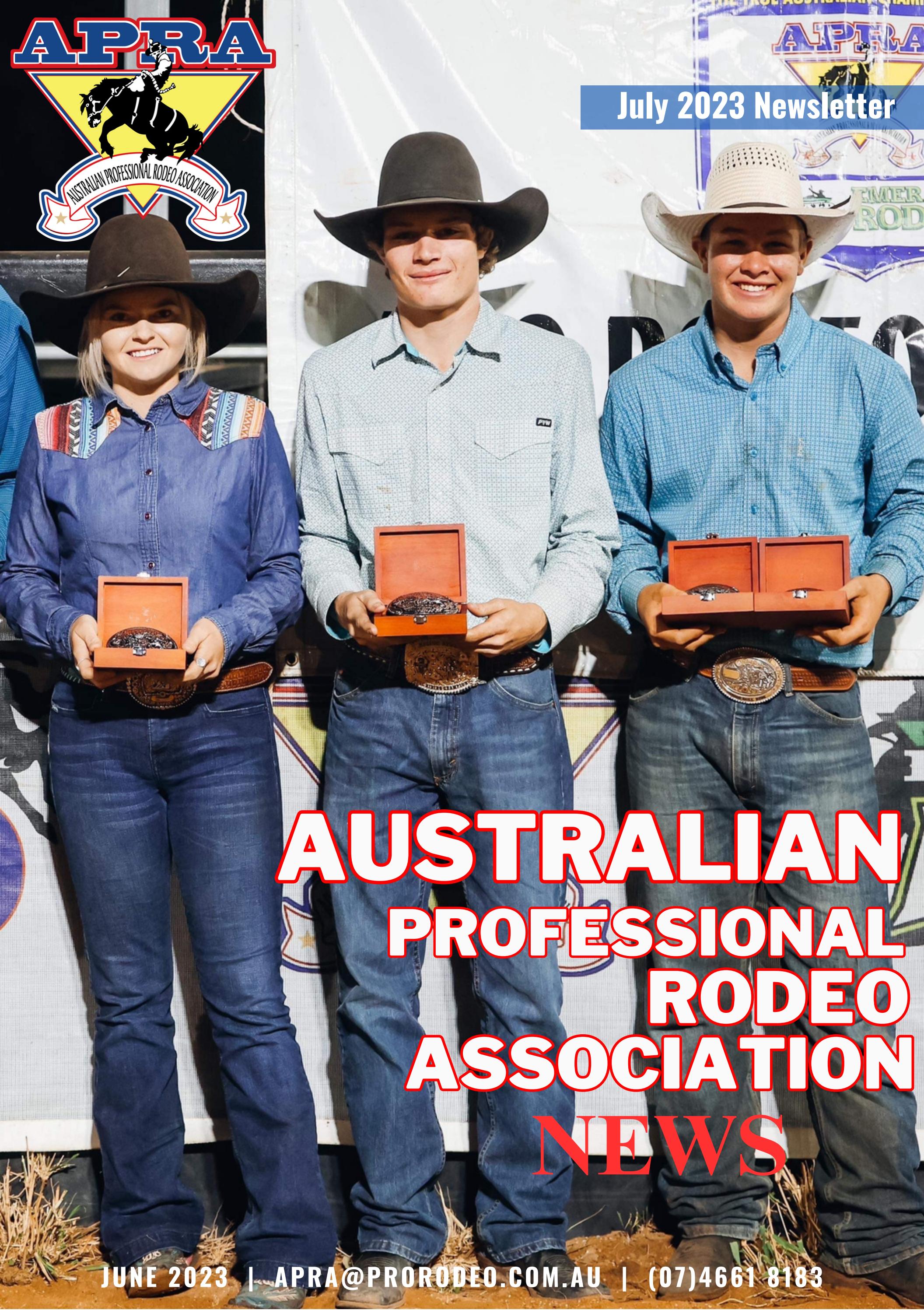 July Newsletter 2023 by Australian Professional Rodeo Association - Issuu