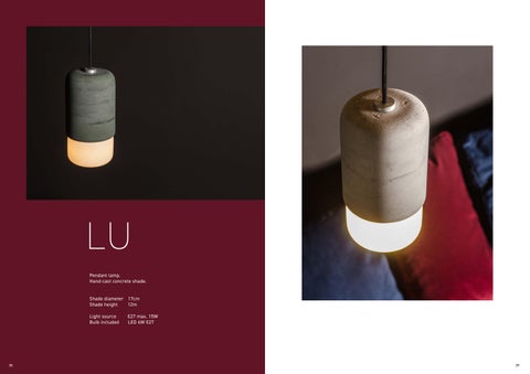 ARDENA 灯饰目录 · LoftLight Concrete 第 20 页