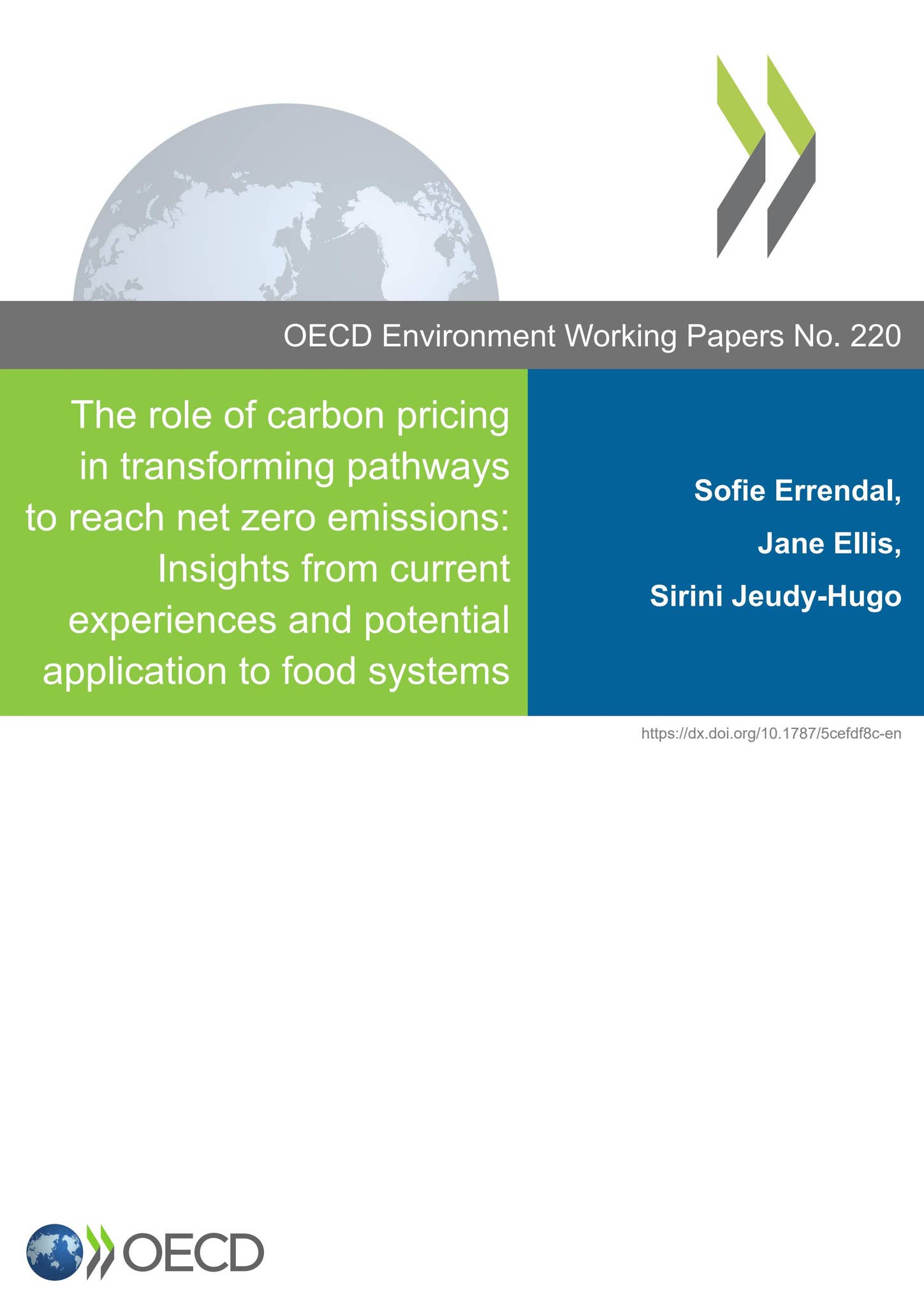The role of carbon pricing in transforming pathways to reach net zero ...