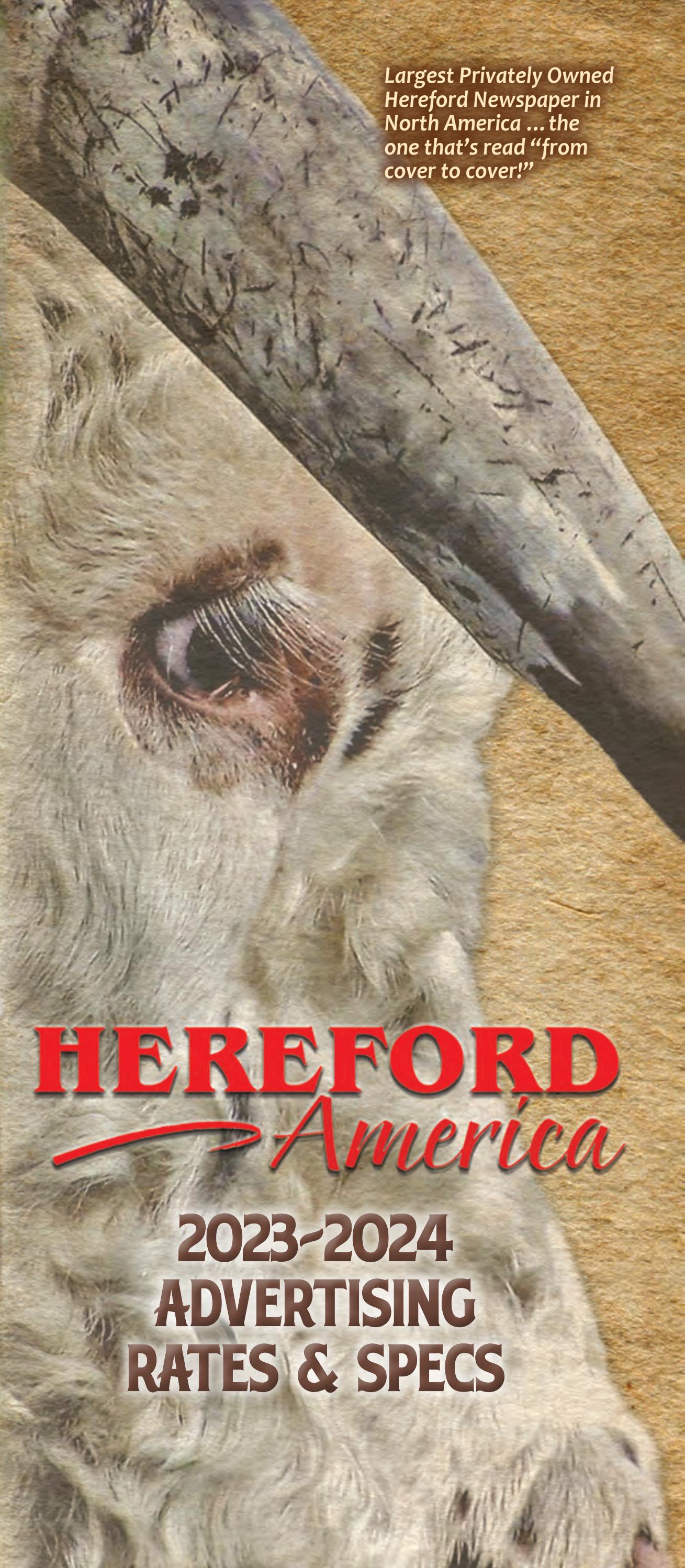 Hereford America 20232024 Advertising Rates by Jill H Issuu