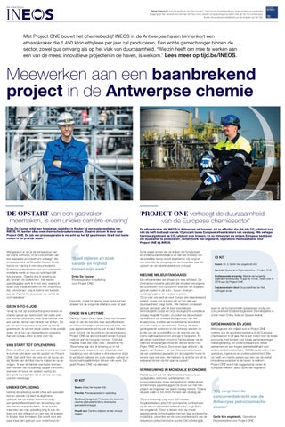 Cover of "Meewerken aan een baanbrekend project in de Antwerpse chemie"