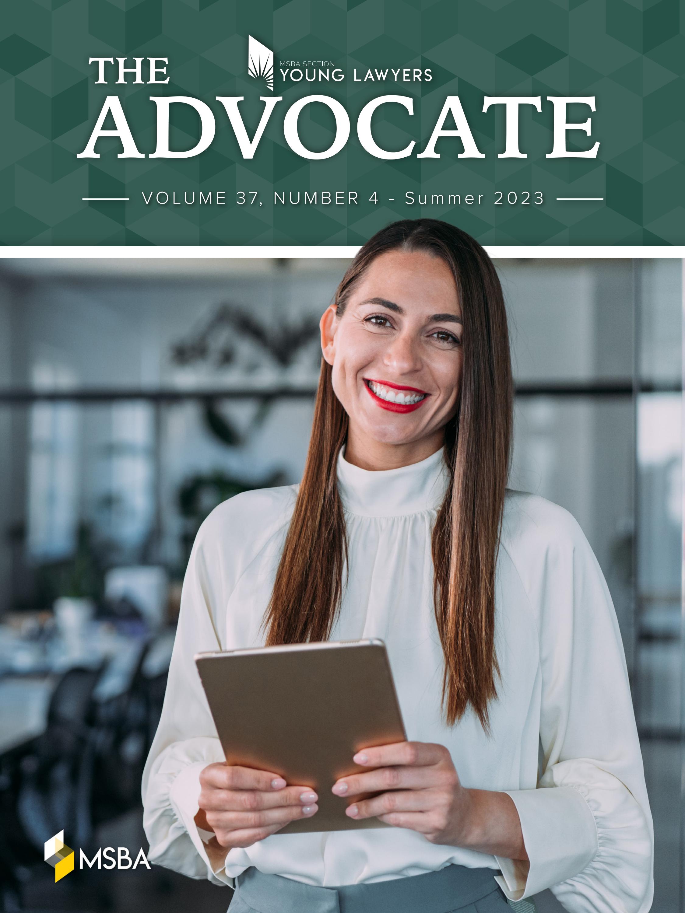 The Advocate Summer 2023 by Maryland State Bar Association Issuu