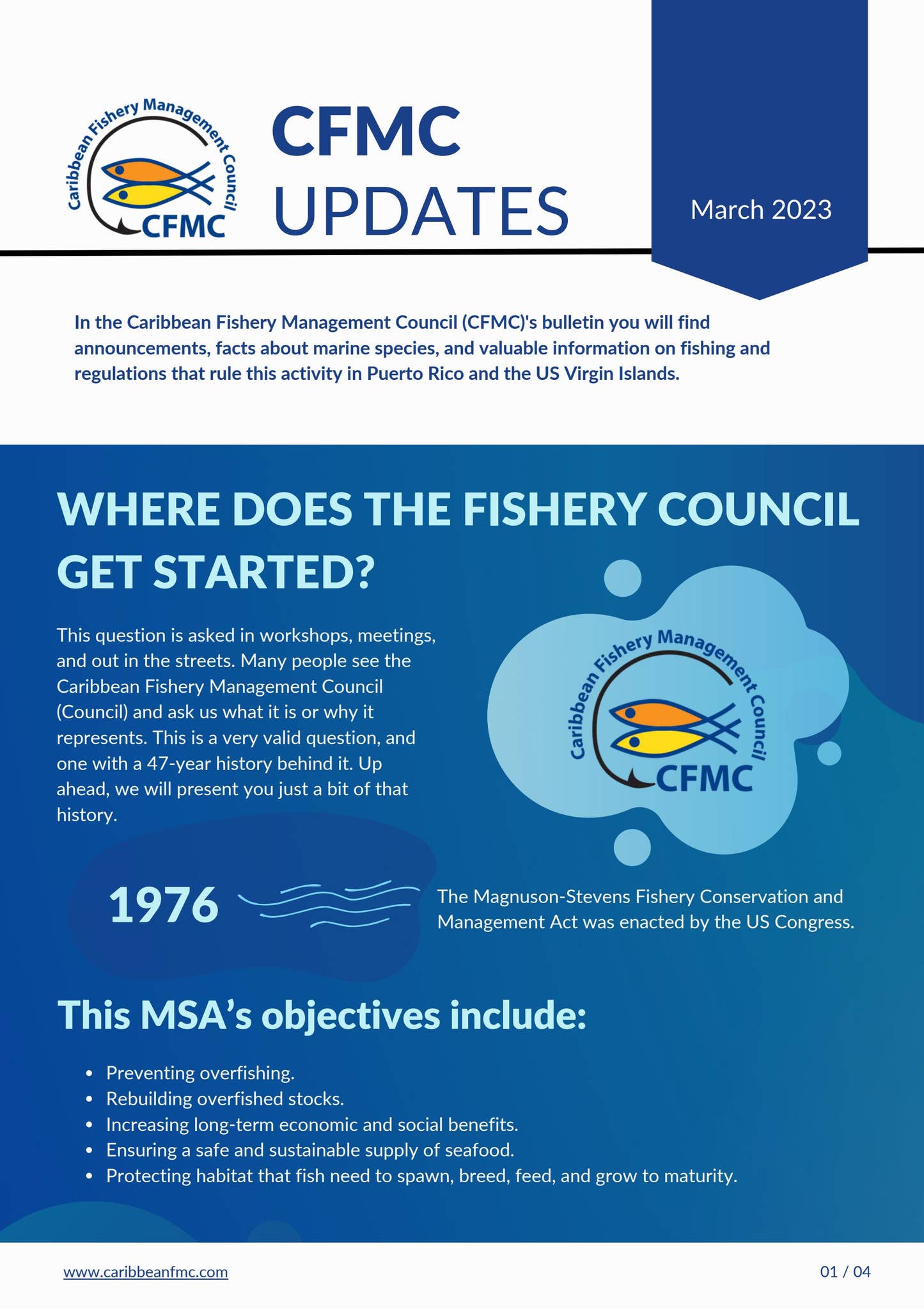 CFMC Updates (March 2023) by Caribbean Fishery Management Council - Issuu