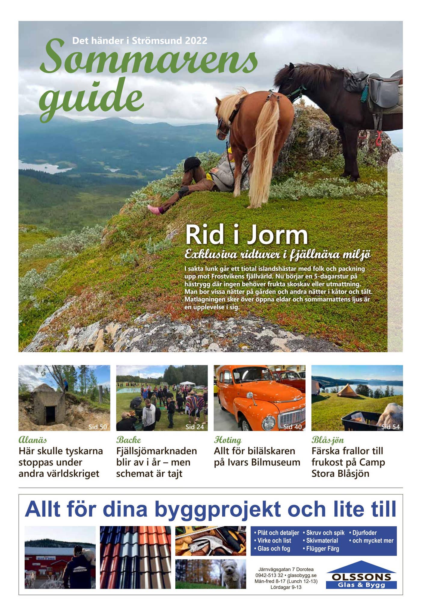 Sommarens Guide i Strömsund 2022 by adrian.jamtprint.se - Issuu