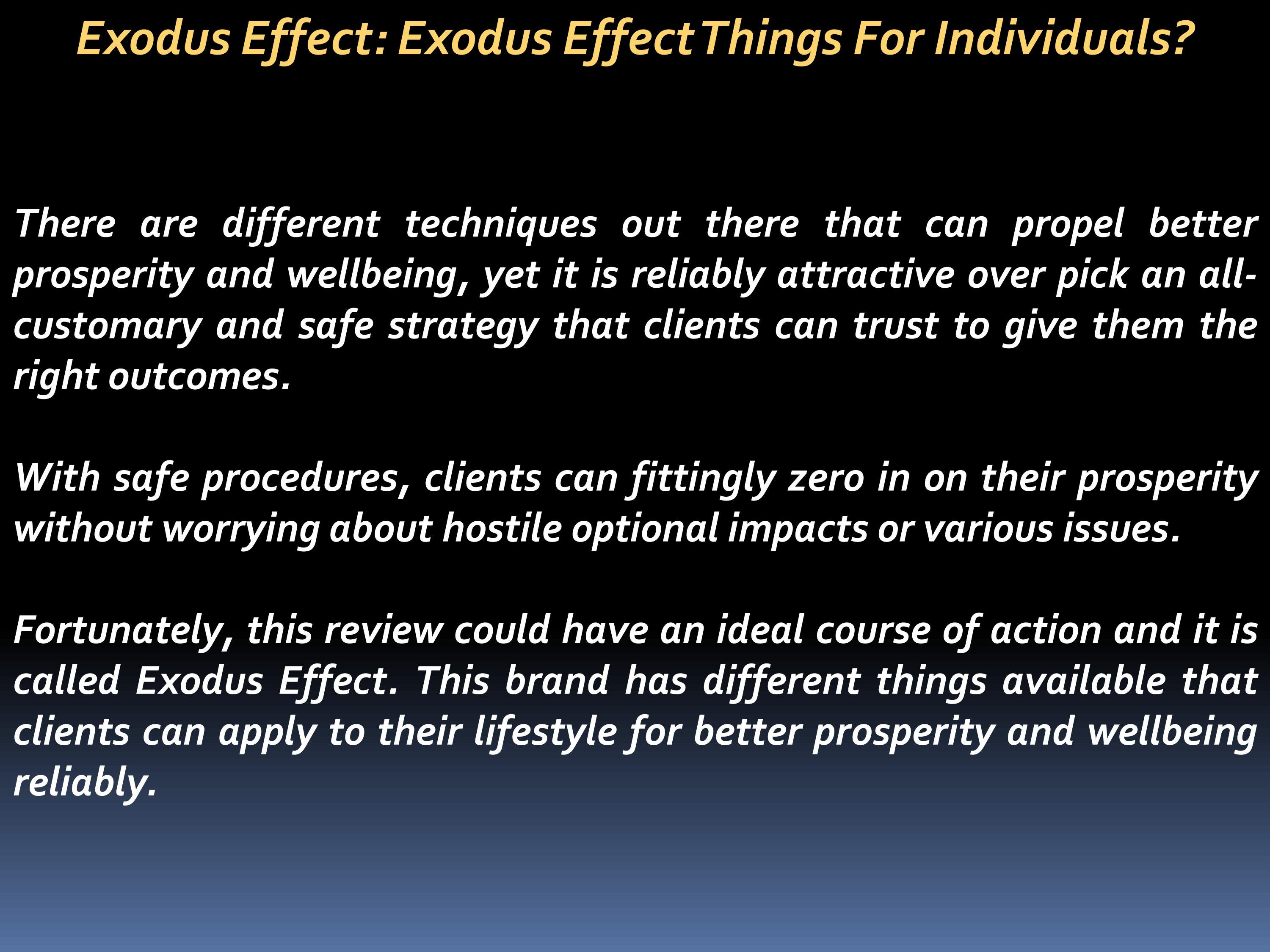 Exodus Effect Reviews 2023:  Buyer Beware? - v4zdazw