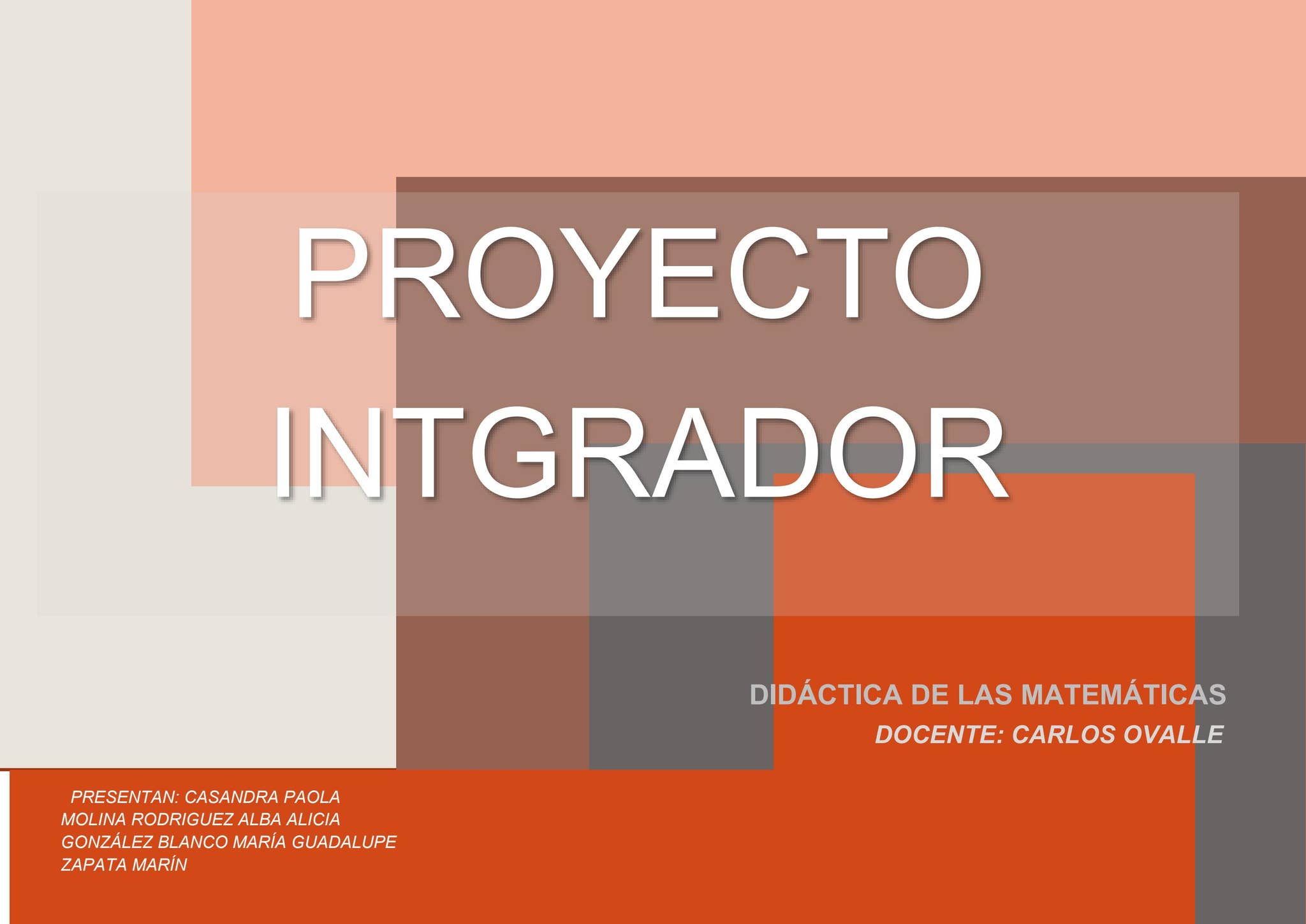 PROYECTO INTEGRADOR by CASANDRA PAOLA MOLINA RODRIGUEZ - Issuu