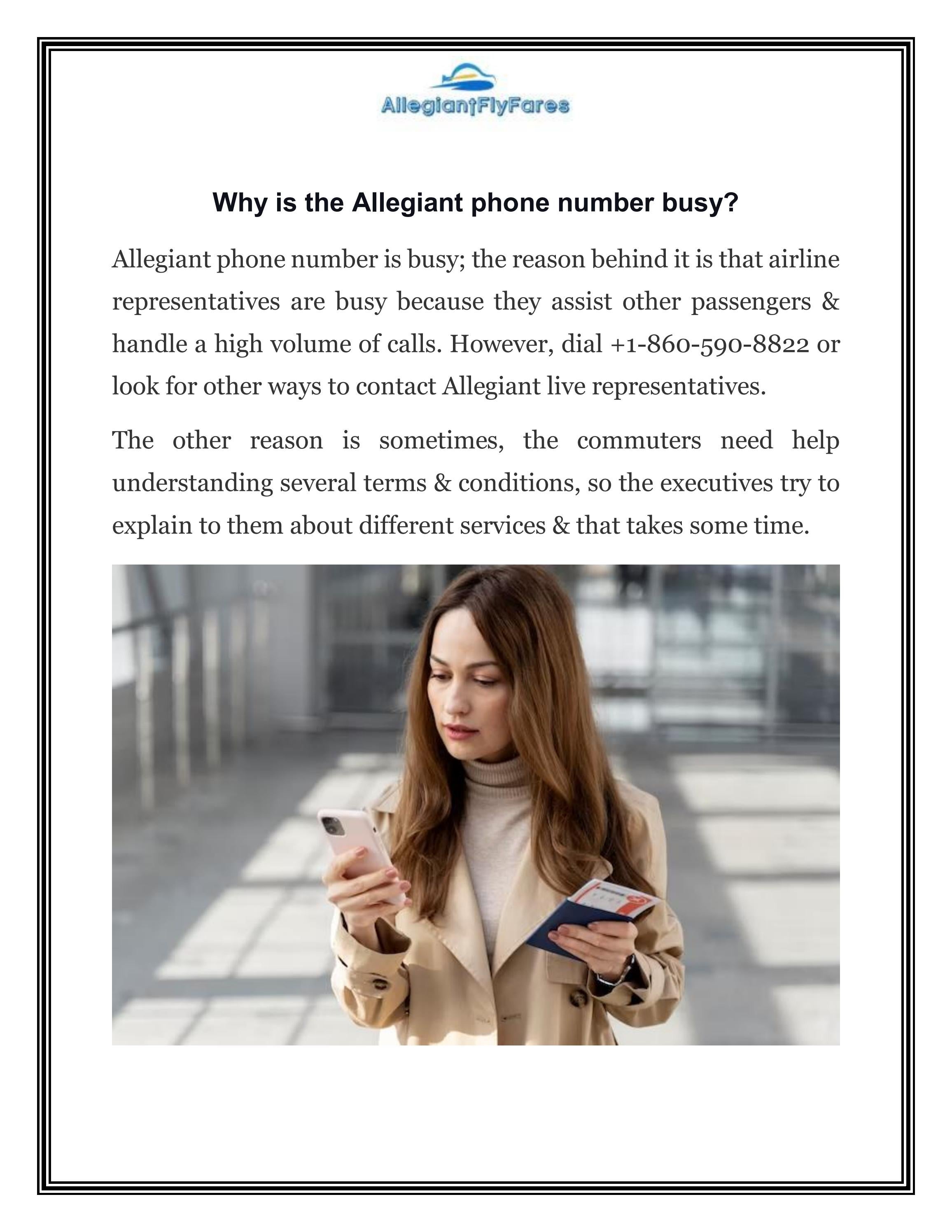 Allegiant phone number busy Dial +18605908822 & Skip the Wait by Lucas Williamsan Issuu