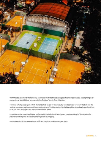 LIGMAN 手册 Tennis court 灯饰 第 3 页