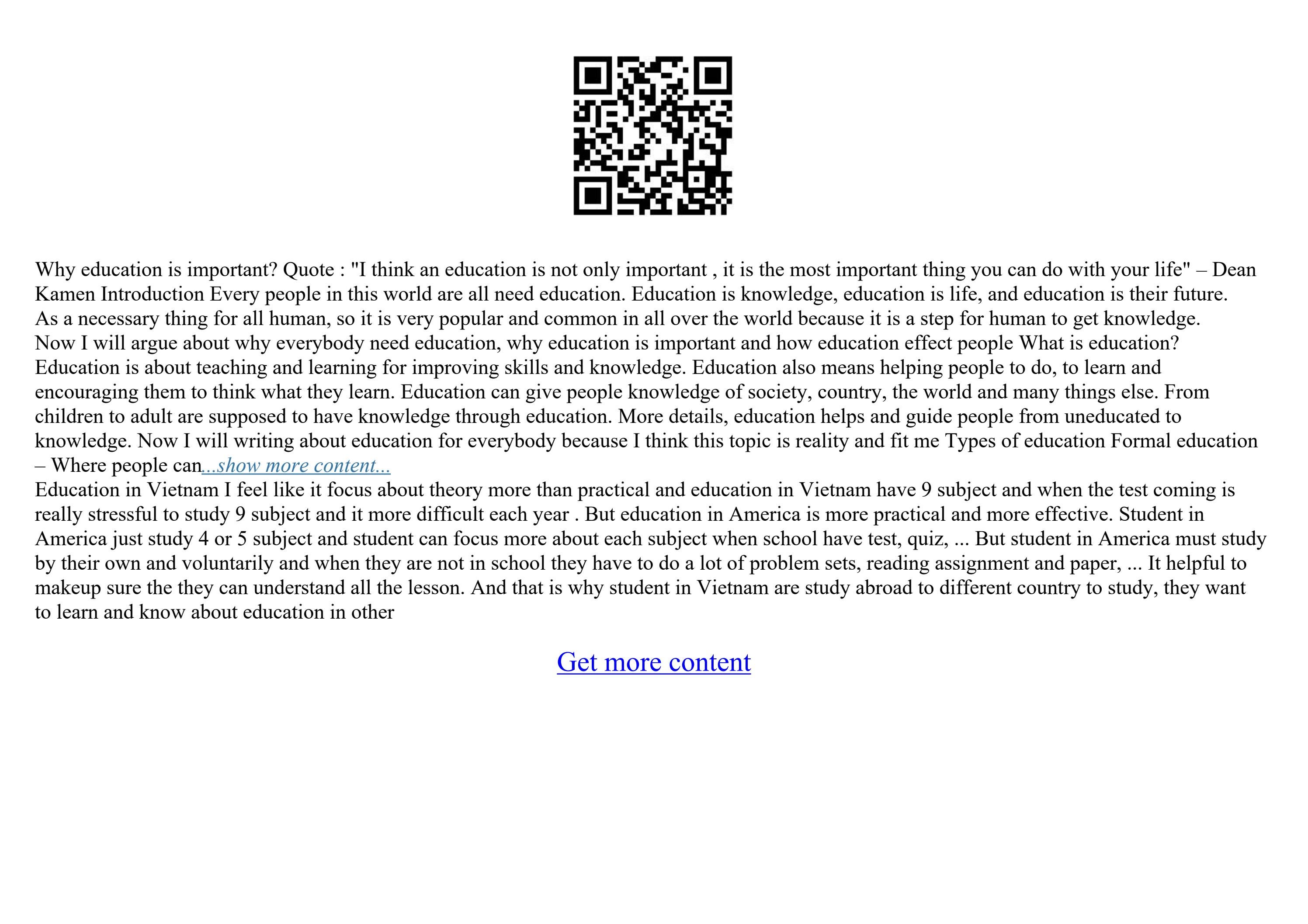 Essay Education Is Important by ay For Paper Little Rock Issuu