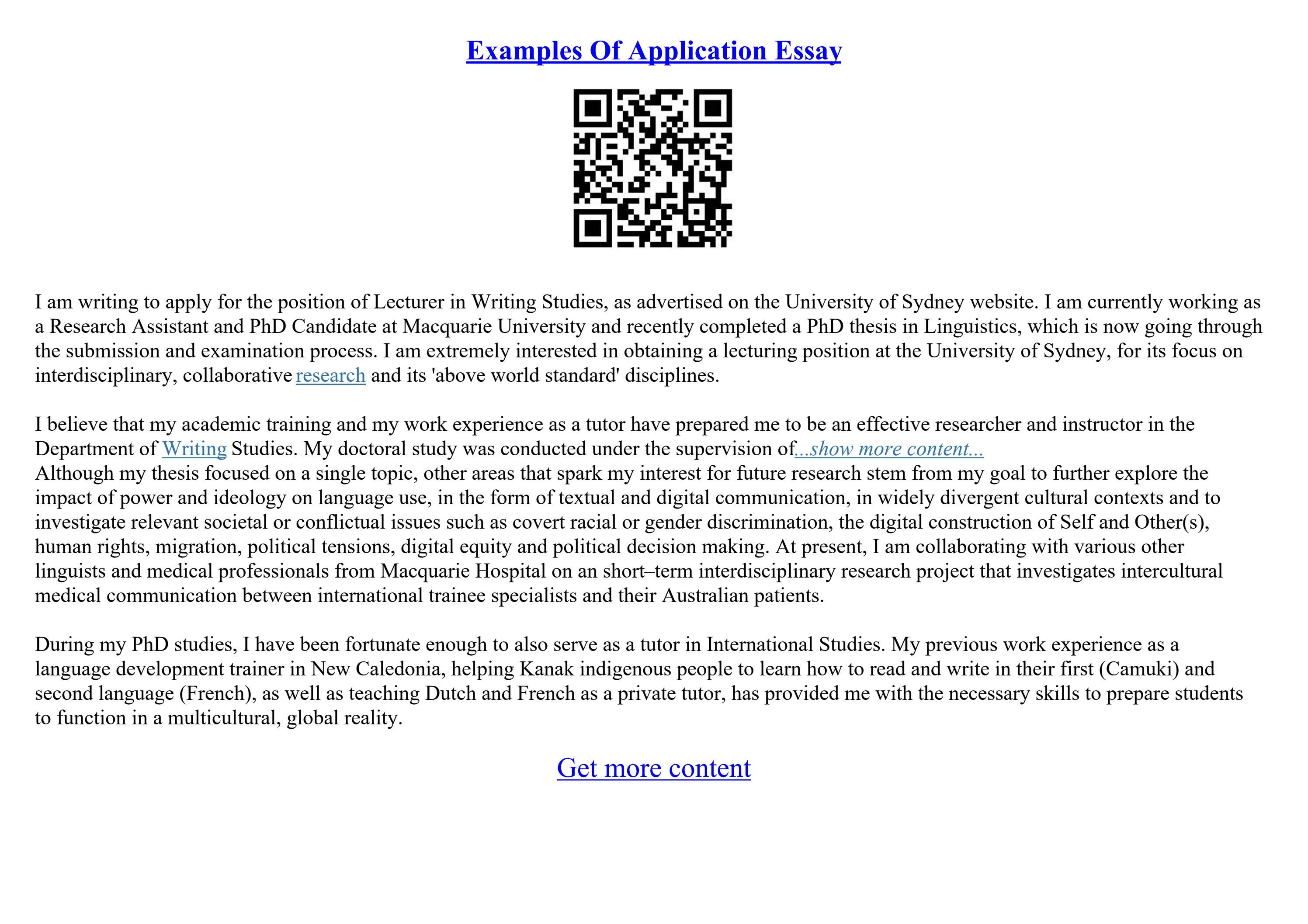 Phd Application Essay Sample by Help In Writing Paper Jacksonville - Issuu