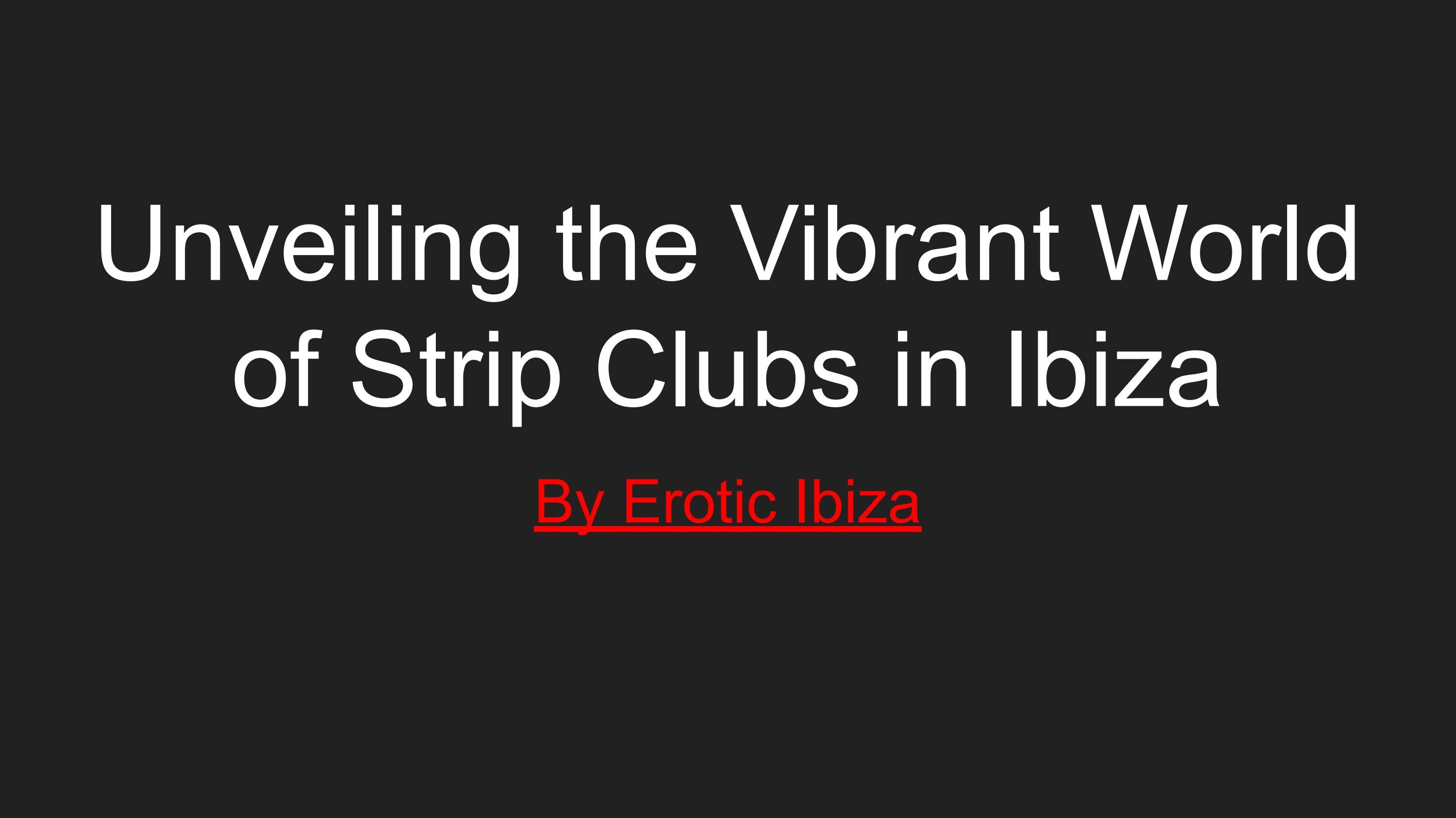 Ibisworld Strip Clubs