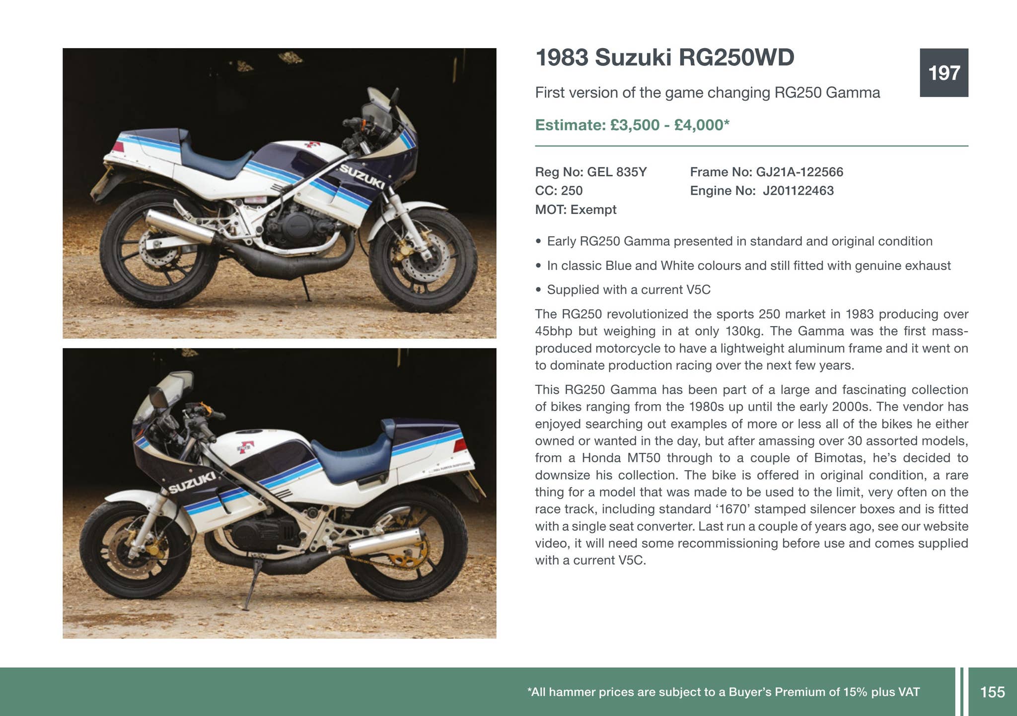H&H Classics | An Auction of Classic Motorcycles & Vintage