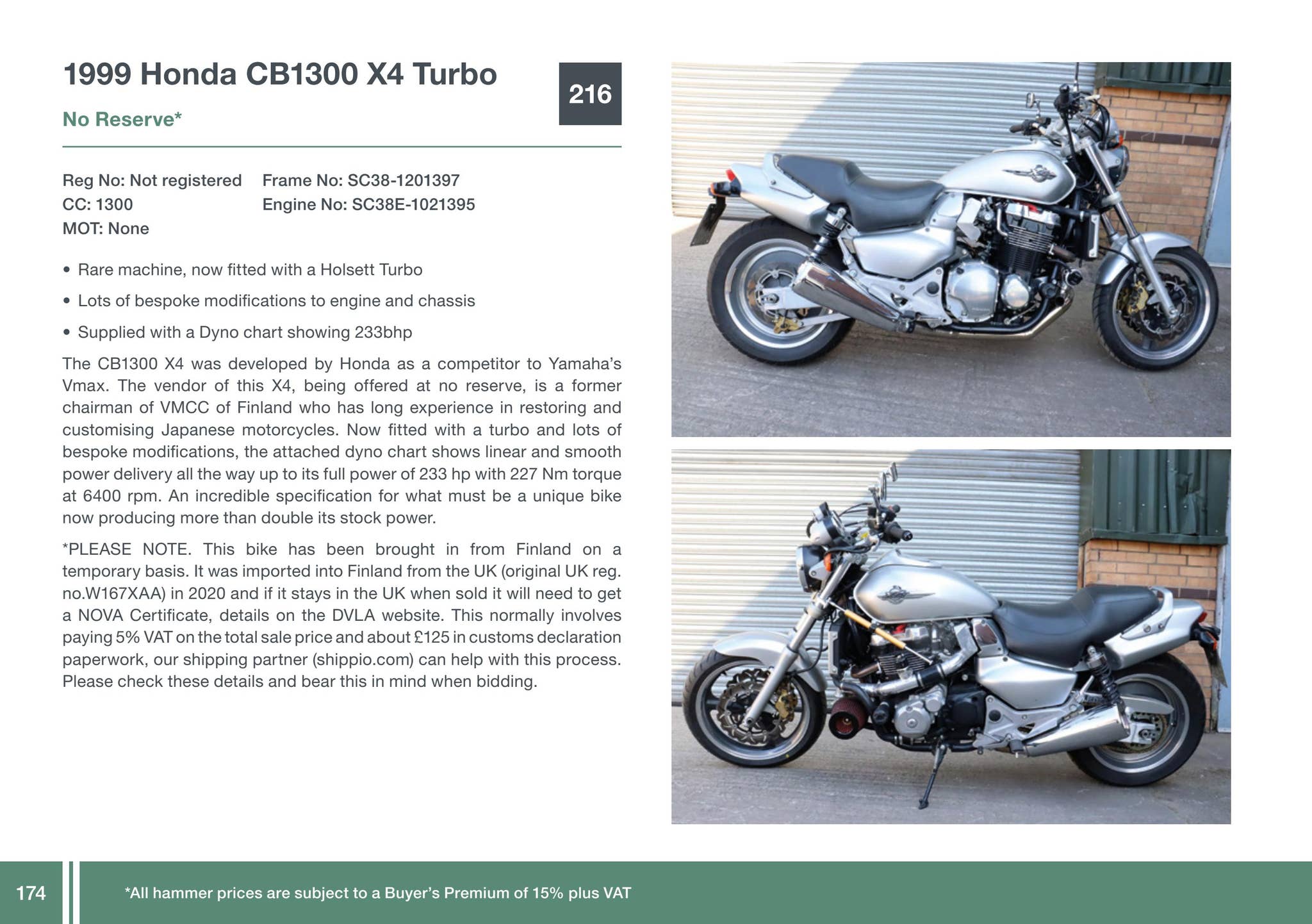 ホンダ X4 公式通販 ホンダX4 フロント！ 1300ccにて使用してました 