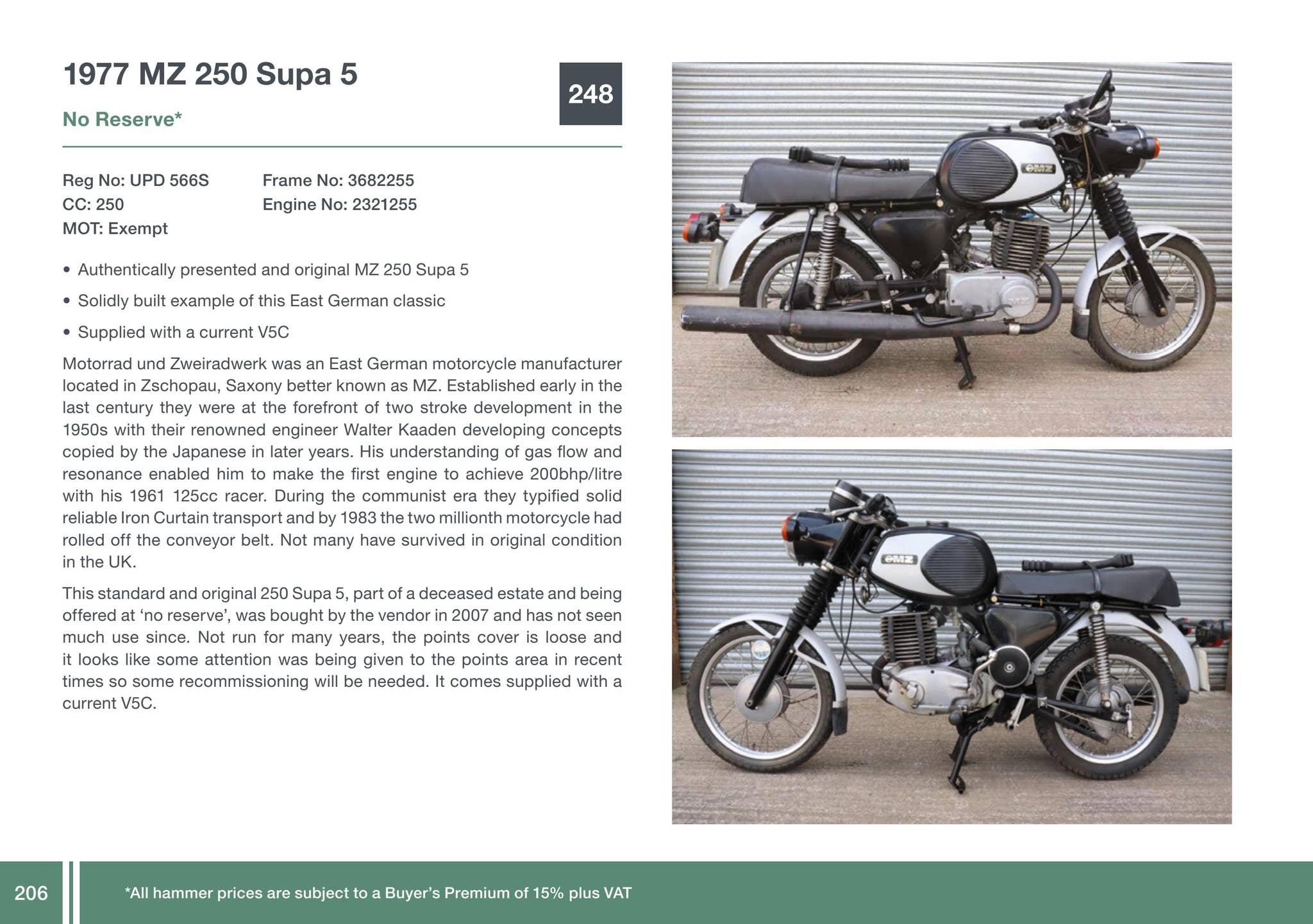 H&H Classics | An Auction of Classic Motorcycles & Vintage