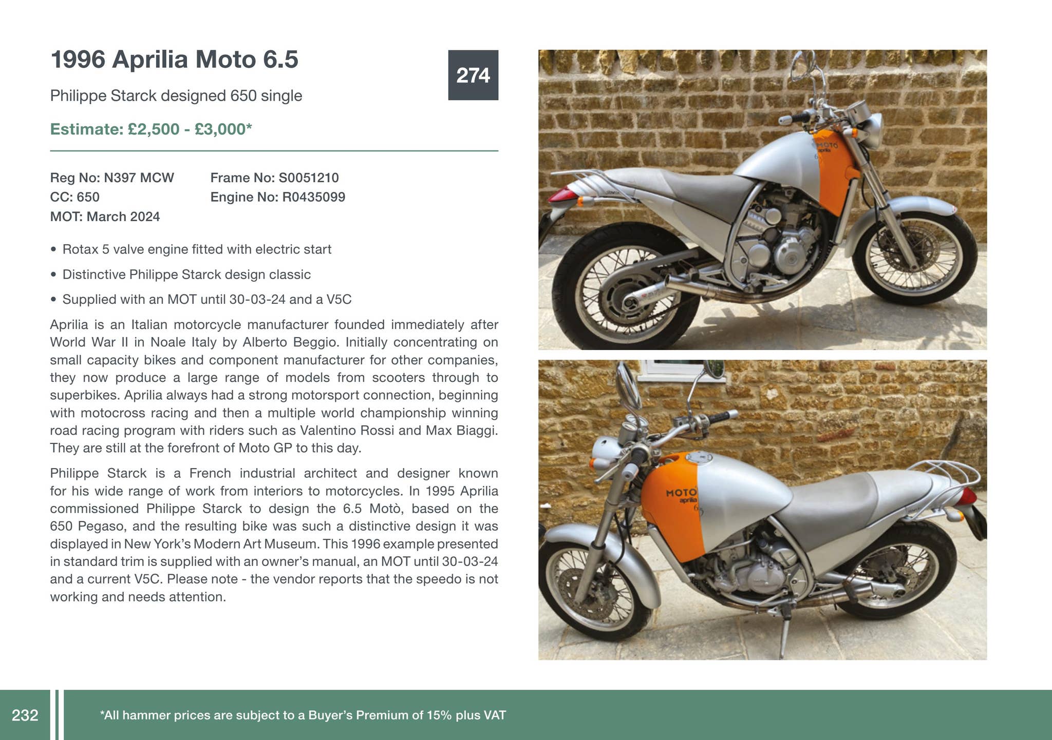 H&H Classics | An Auction of Classic Motorcycles & Vintage